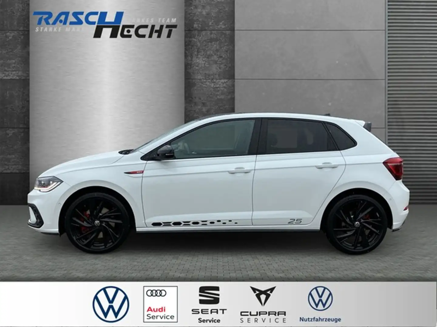 Volkswagen Polo GTI Edition 25 2.0 TSI DSG*LED*NAVI*SHZ* Weiß - 2