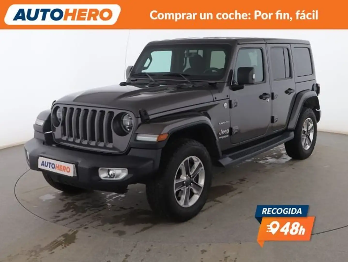 Jeep Wrangler Unlimited 2.2CRD Sahara 8ATX Gris - 1