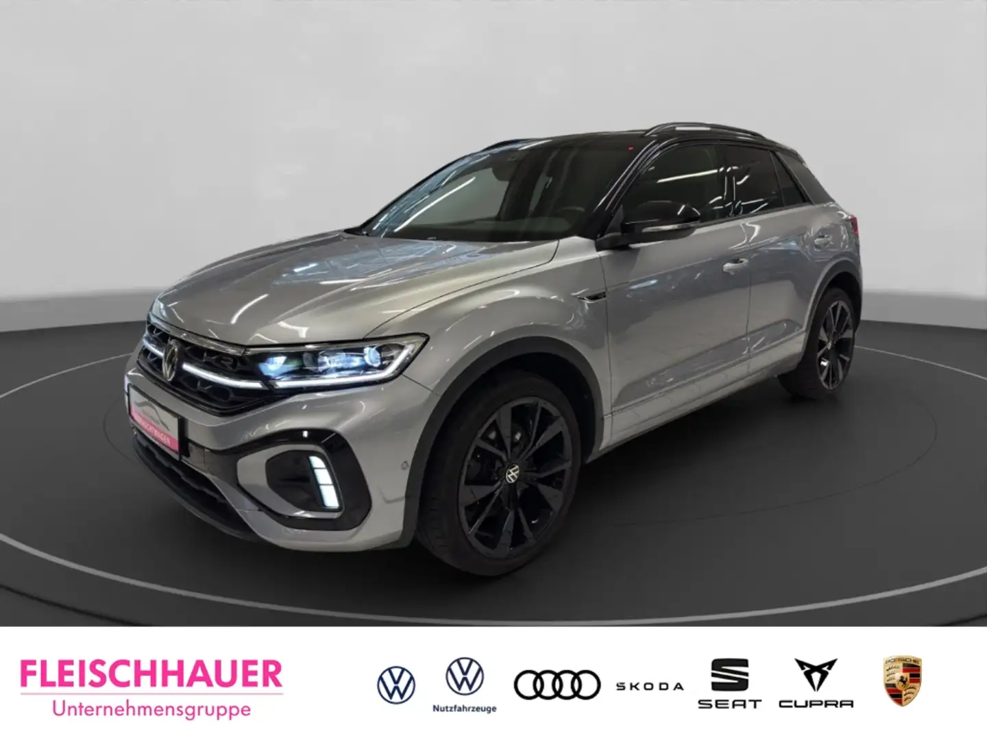 Volkswagen T-Roc R-Line 1.5 TSI DSG+Matrix+Navi+Kamera+VC+App-conne Silber - 1