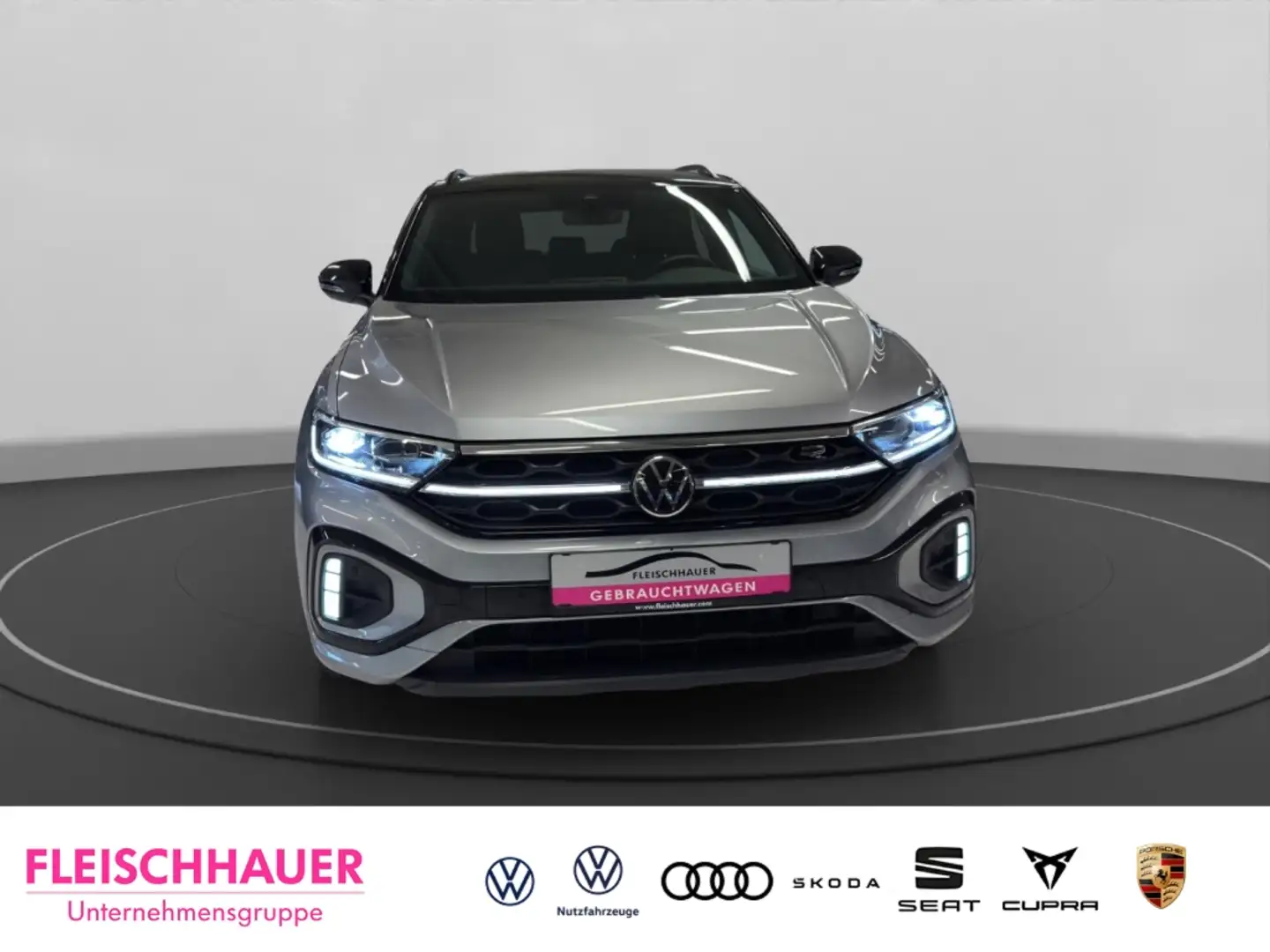 Volkswagen T-Roc R-Line 1.5 TSI DSG+Matrix+Navi+Kamera+VC+App-conne Silber - 2