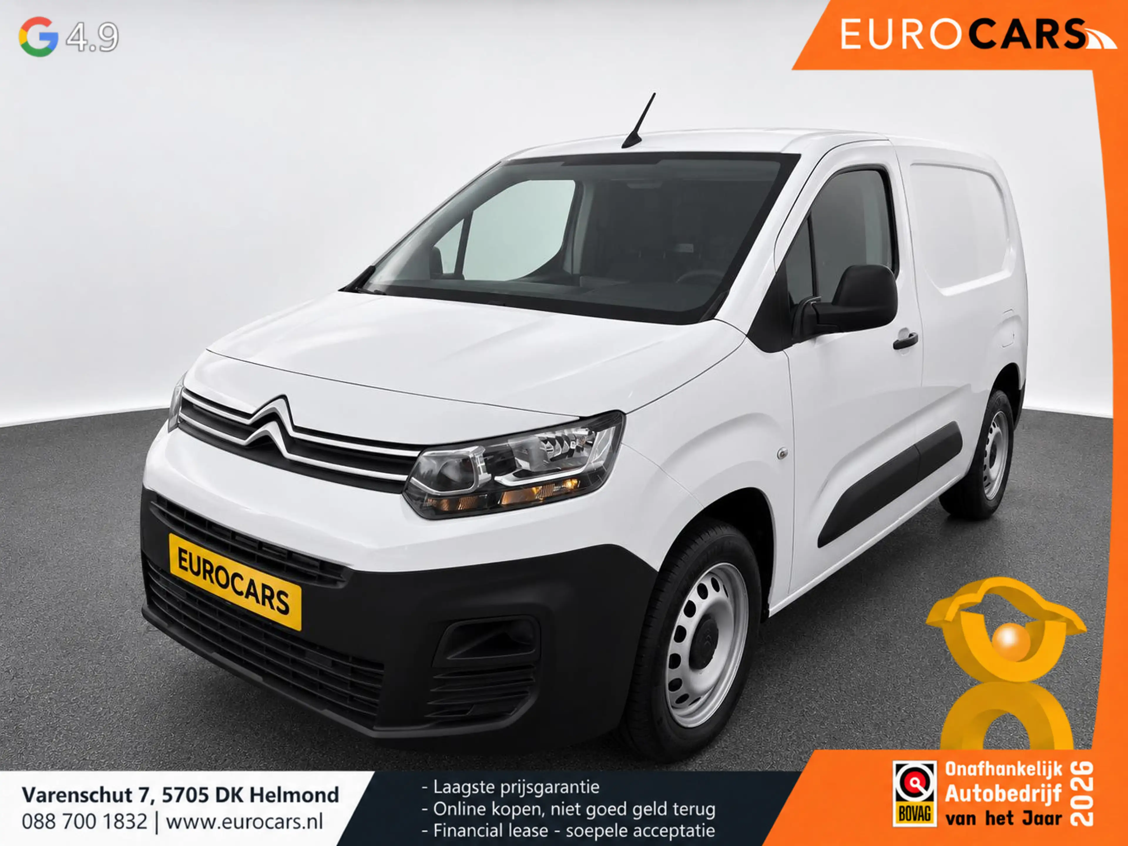 Citroen Berlingo 1.5 BlueHDi 100 S&S L2 Airco Cruise Control 3-Zits