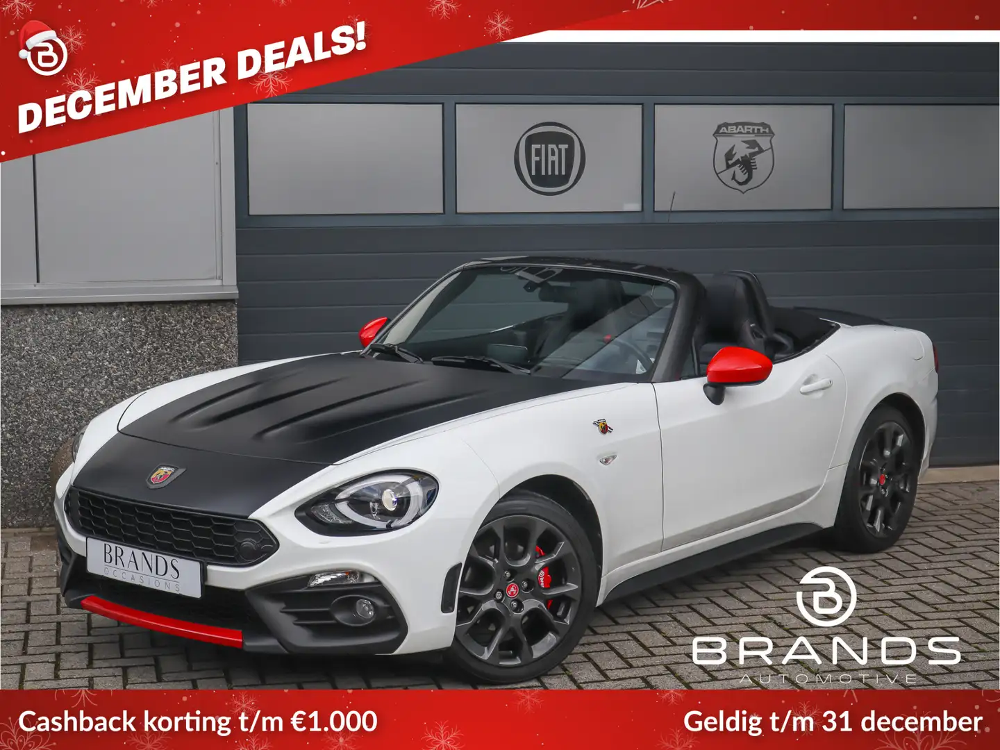 Abarth 124 Spider 1.4 MultiAir Turismo Vol opties 192PK Garantie Blanc - 1