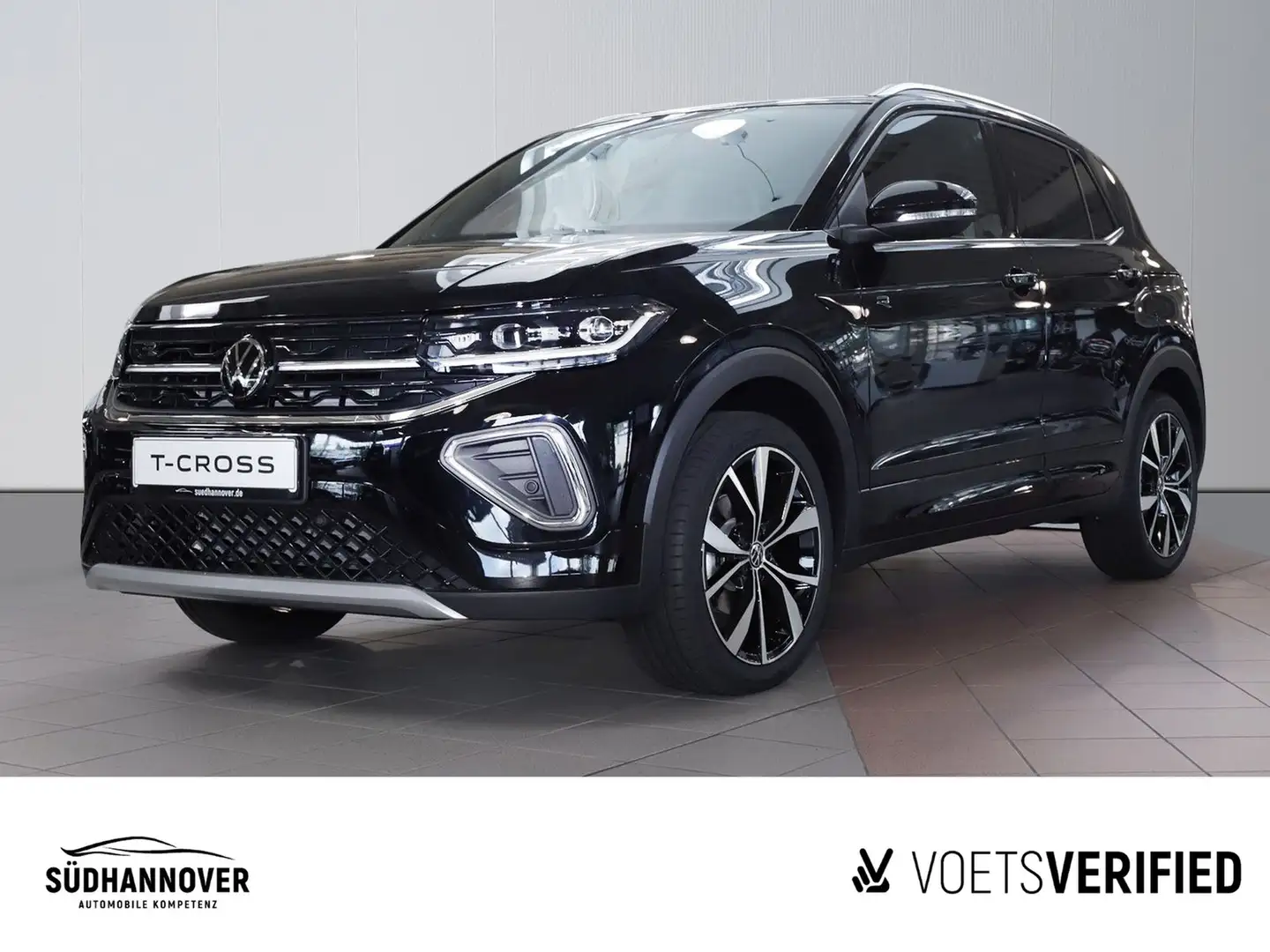 Volkswagen T-Cross R-Line 1.5 TSI DSG AHK+NAVI+KAMERA+SHZ Negro - 1