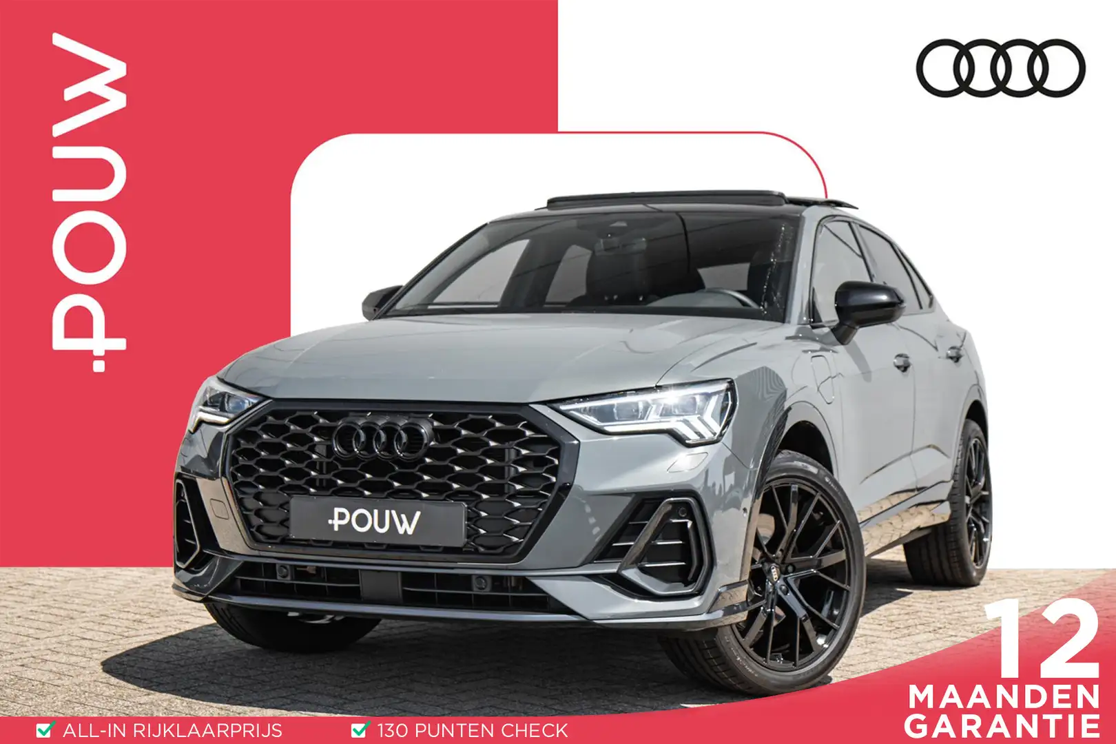 Audi Q3 Sportback 45 TFSIe 245pk PHEV S Edition | Panorama Grau - 1