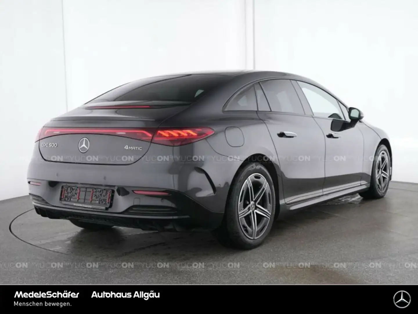 Mercedes-Benz EQE 500 EQE 500 4M AMG Night AHK 3D LEDER 22kW Distronic Grau - 2