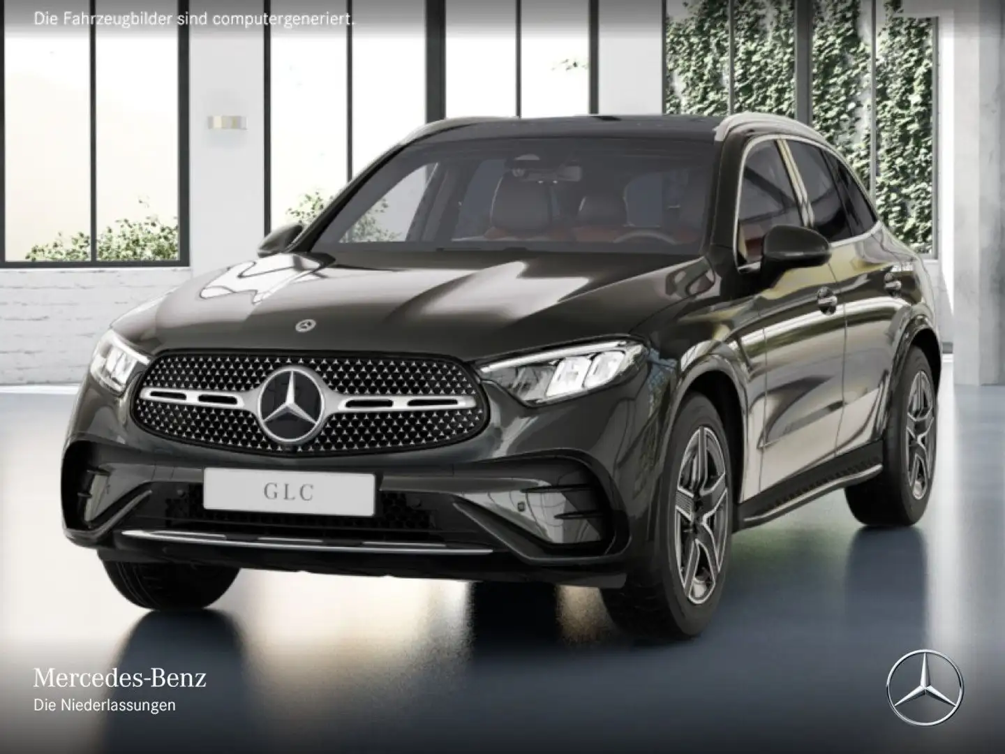 Mercedes-Benz GLC 200 4M AMG+PANO+AHK+LED+KAMERA+TOTW+KEYLESS+9G Grau - 2