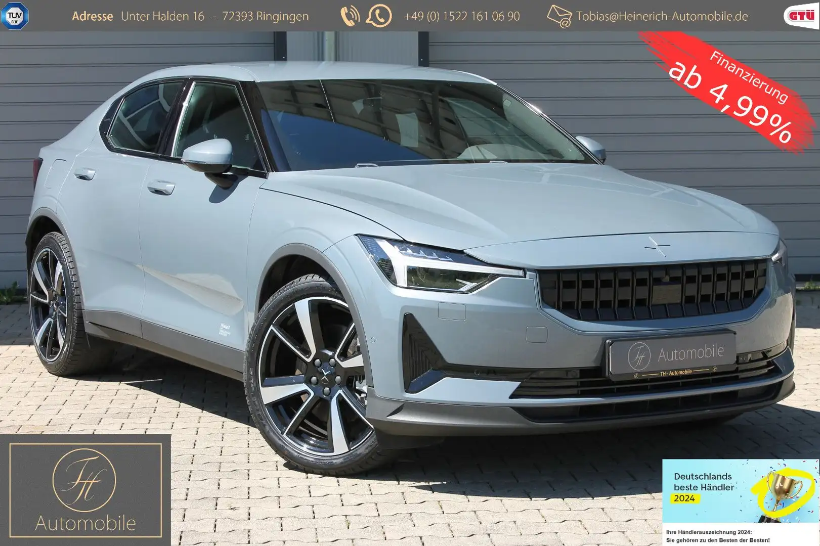 Polestar 2 Standard Range Single*20 Zoll*1.Hand*DAB+* Gris - 1
