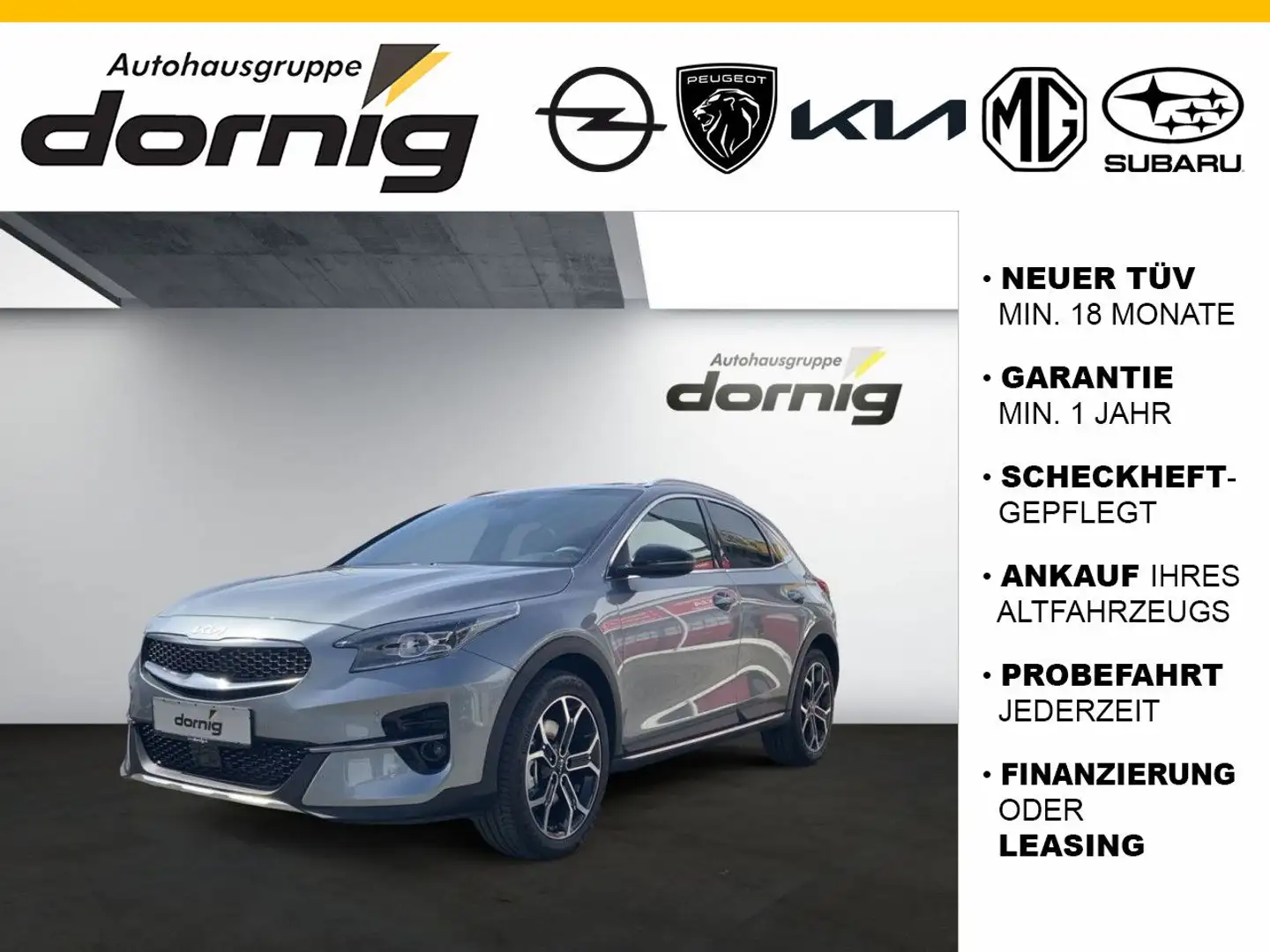 Kia XCeed 1.6 T-GDI Black Xdition DCT7 Silber - 1