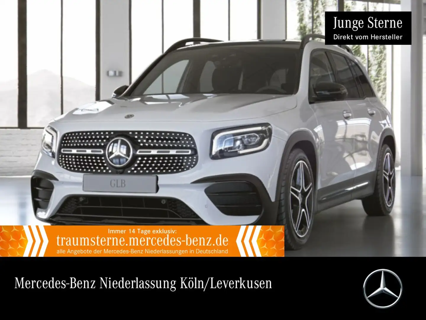 Mercedes-Benz GLB 250 4M AMG+NIGHT+PANO+360°+LED+FAHRASS+19"+8G Weiß - 1