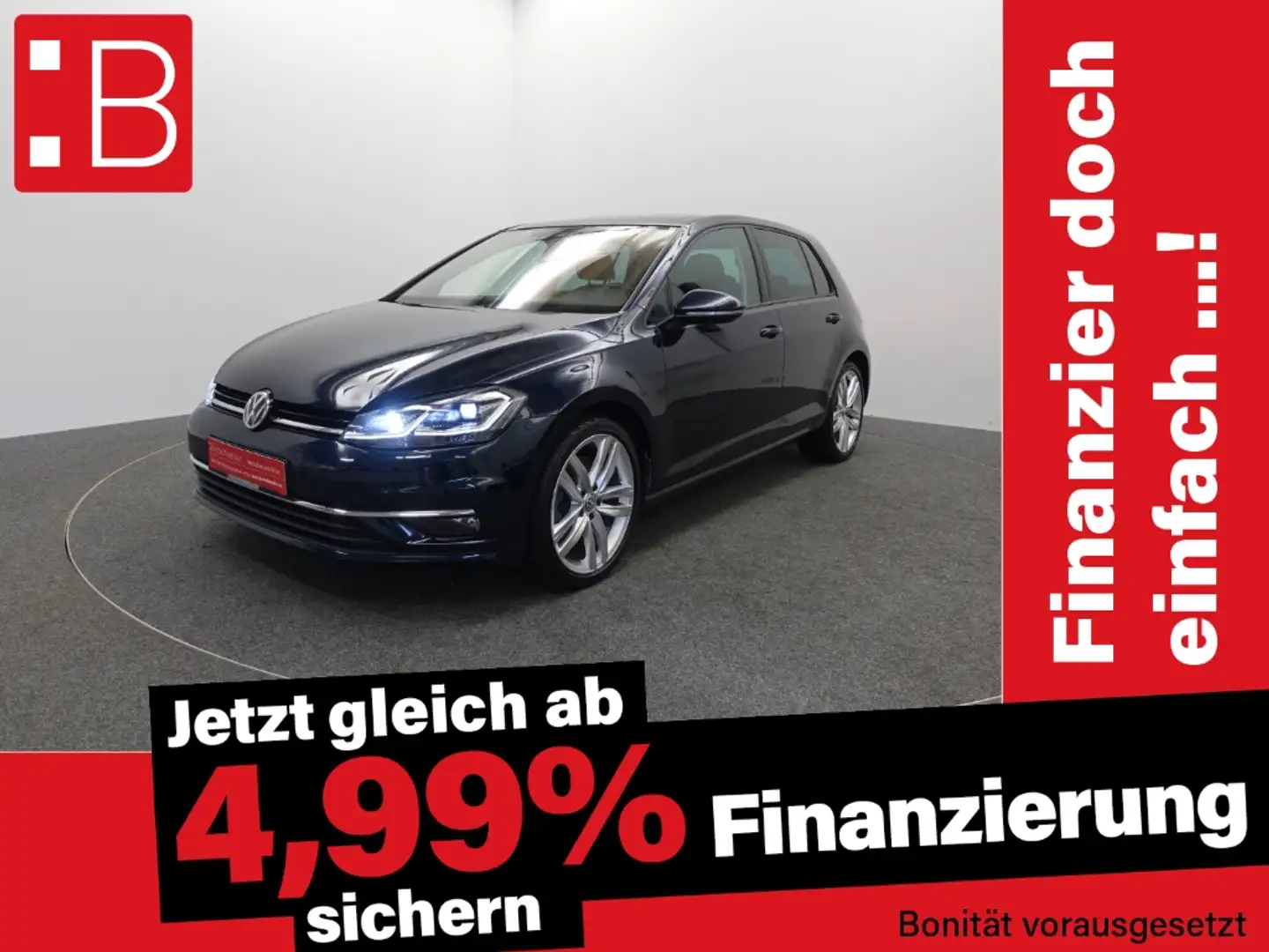 Volkswagen Golf VII 1.5 TSI DSG Highline ACTIVE-INFO 18 LED DCC KA Bleu - 1
