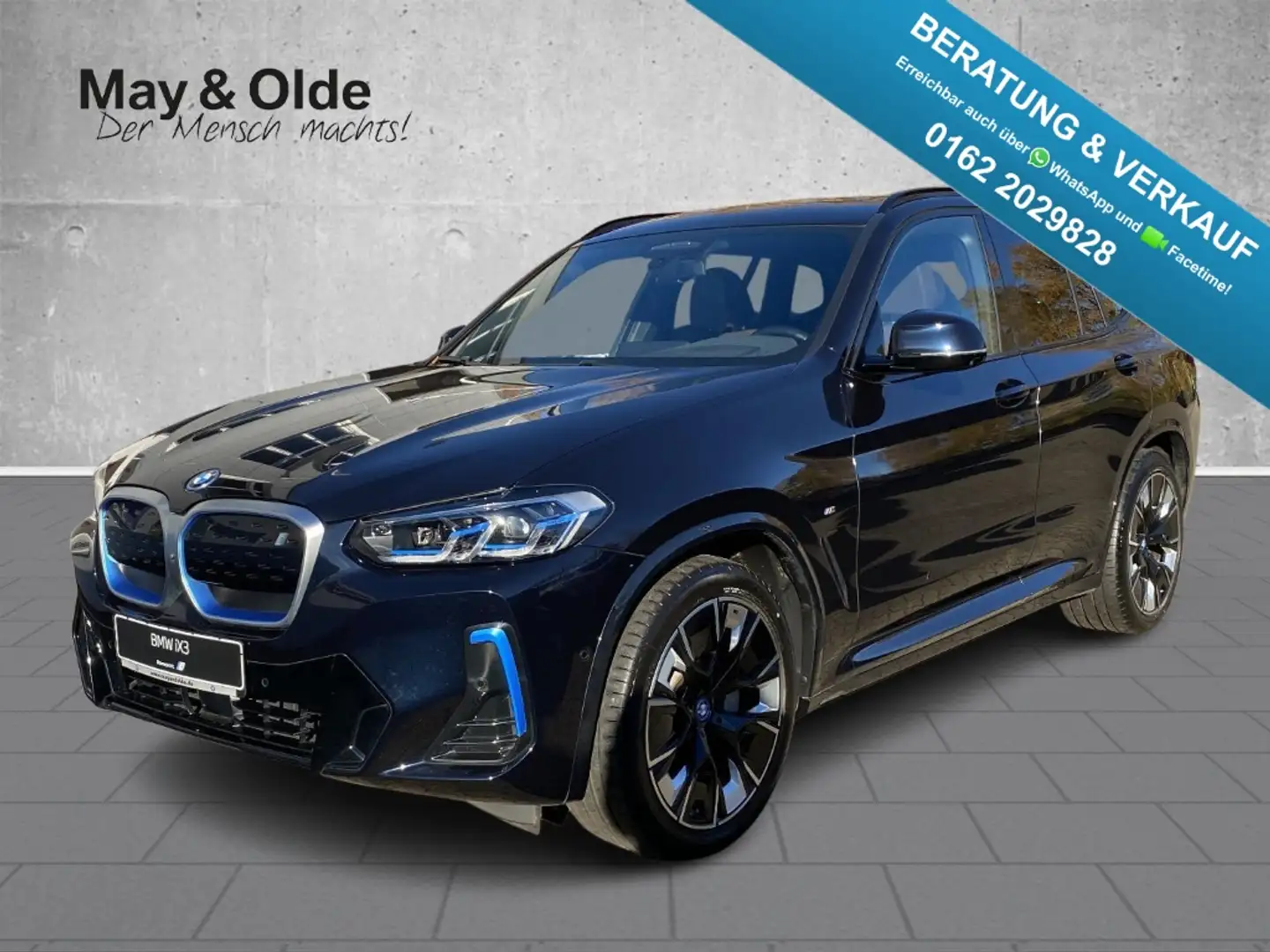 BMW iX3 M SPORT HUD AD Panorama Navi Leder Digitales Cockp Schwarz - 1
