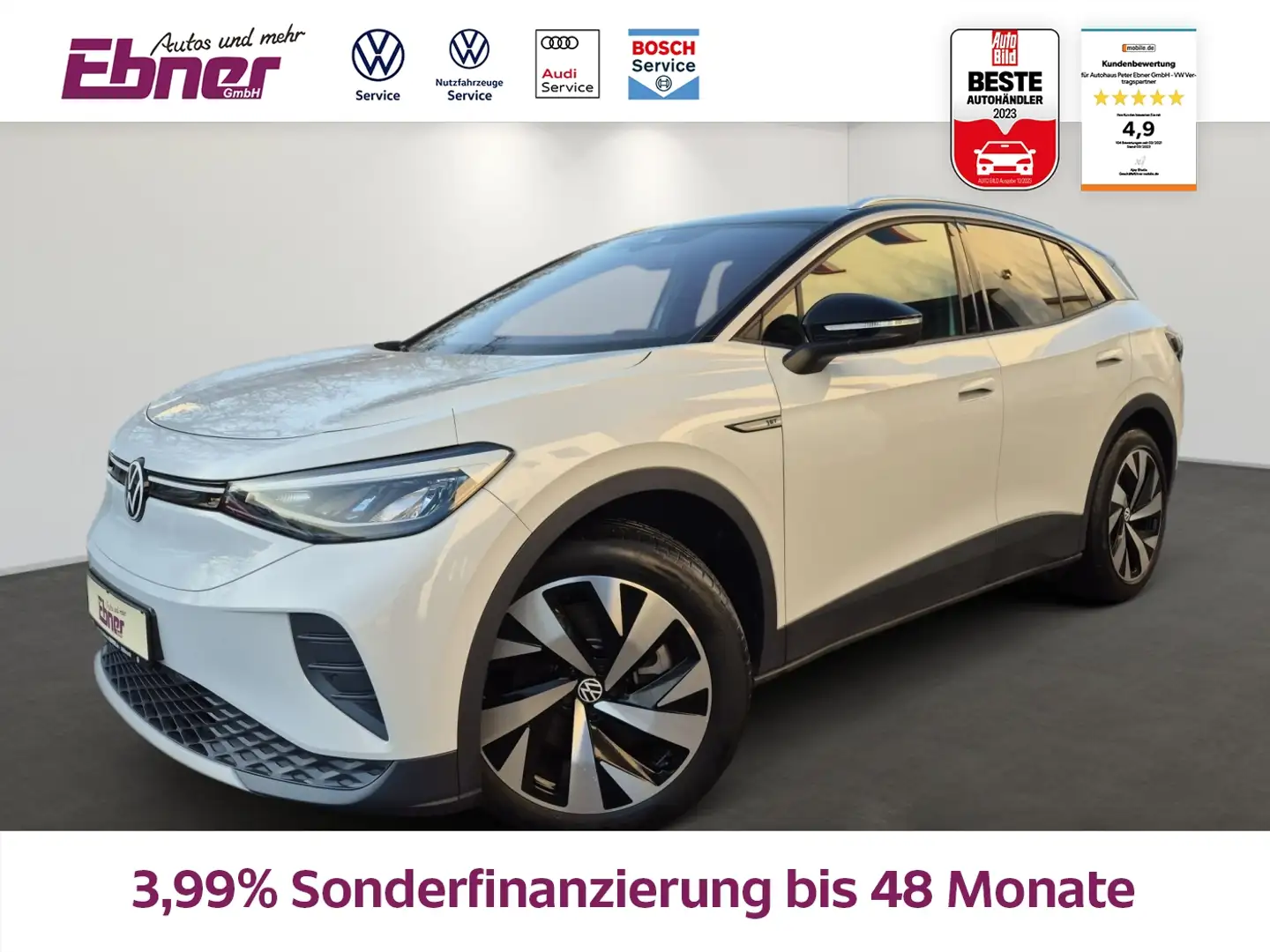 Volkswagen ID.4 1ST EDITION 204PS 82KWh AHK+KAMERA+ACC+ALCANTARA+N Schwarz - 1