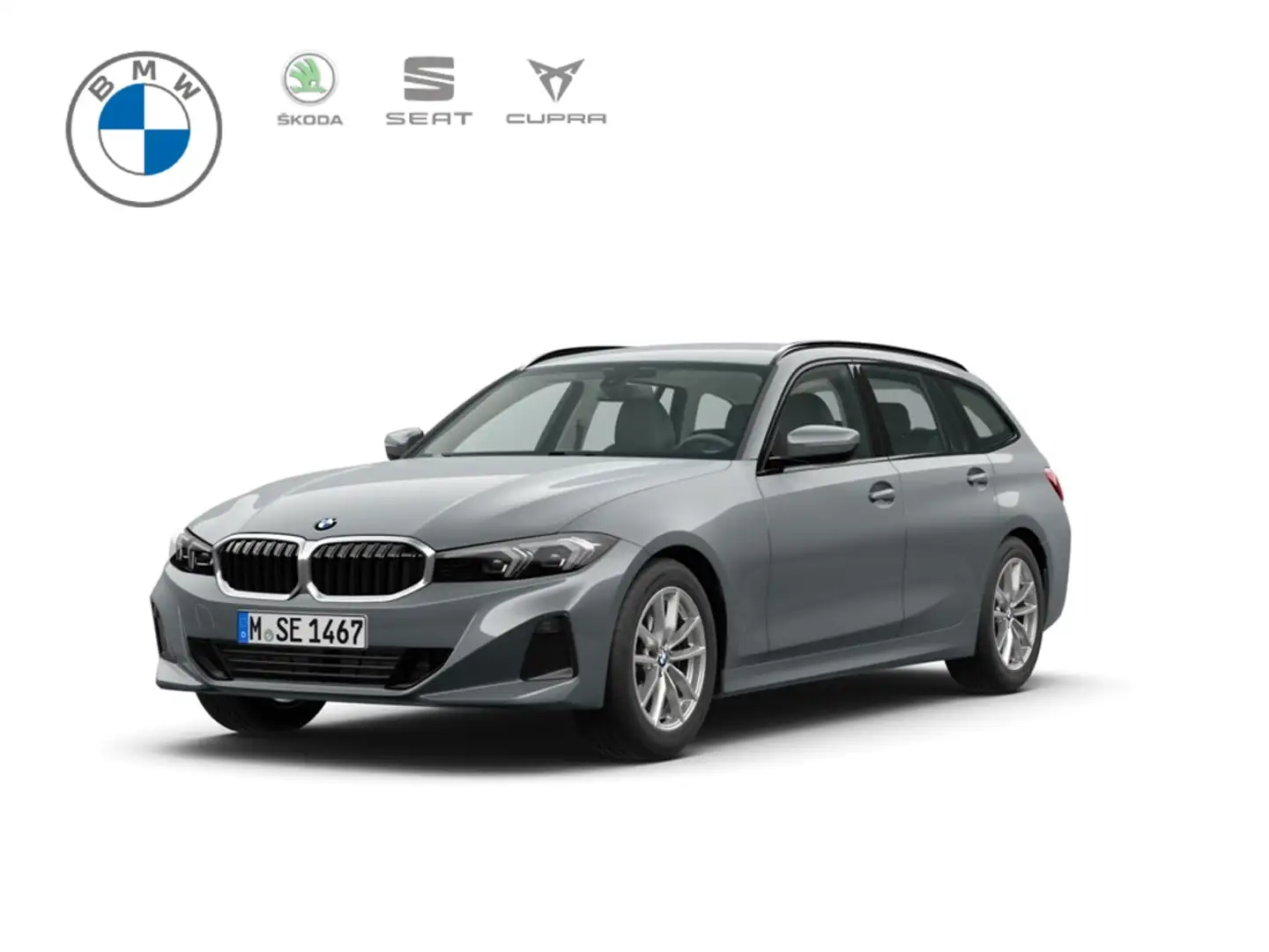 BMW 320 i Touring Aut. DRIV.ASS.+SHZG+SPORTSITZE+DAB+NAVI+ Grau - 1