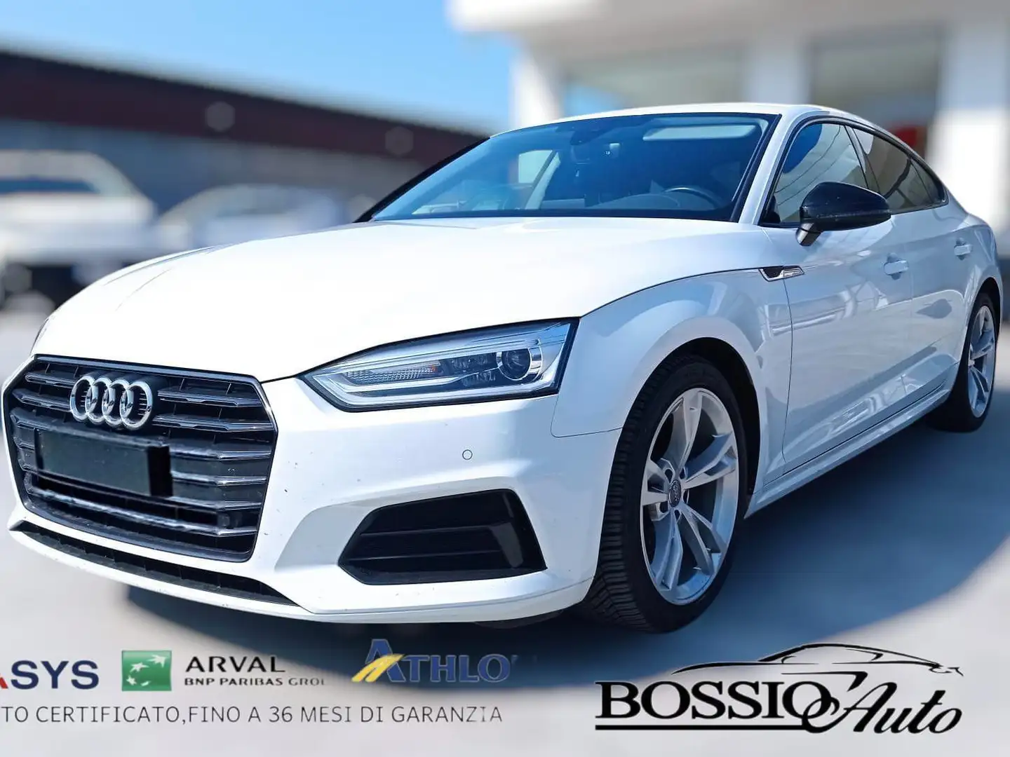 Audi A5 Sportback 2.0 tdi S line edition 150cv E6 Bianco - 1