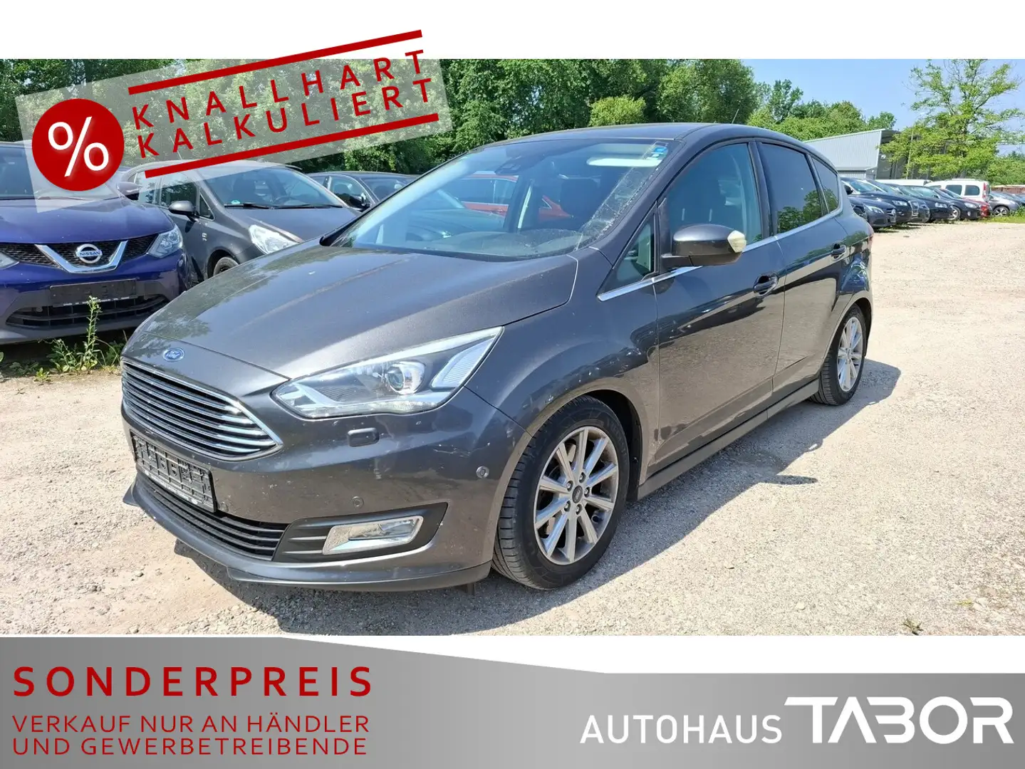 Ford C-Max 1.5 EB Aut. Titanium Navi Xen KeyFree PDC Grau - 1