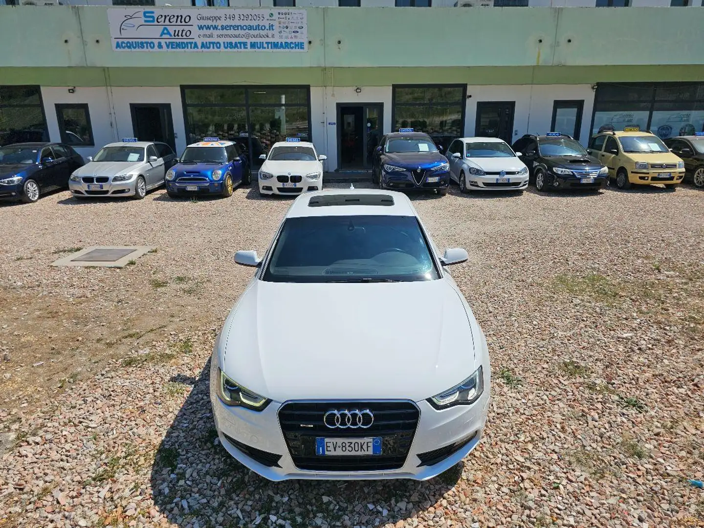 Audi A5 2.0 TDI 177CV mult. Blanc - 1