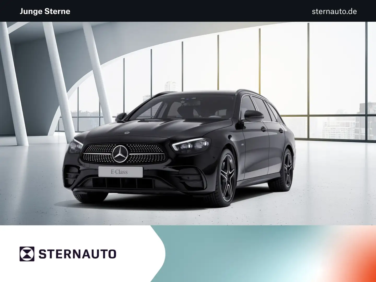 Mercedes-Benz E 300 E 300 de T-Modell  AMG Line Navi/Distronic/Styling Schwarz - 1