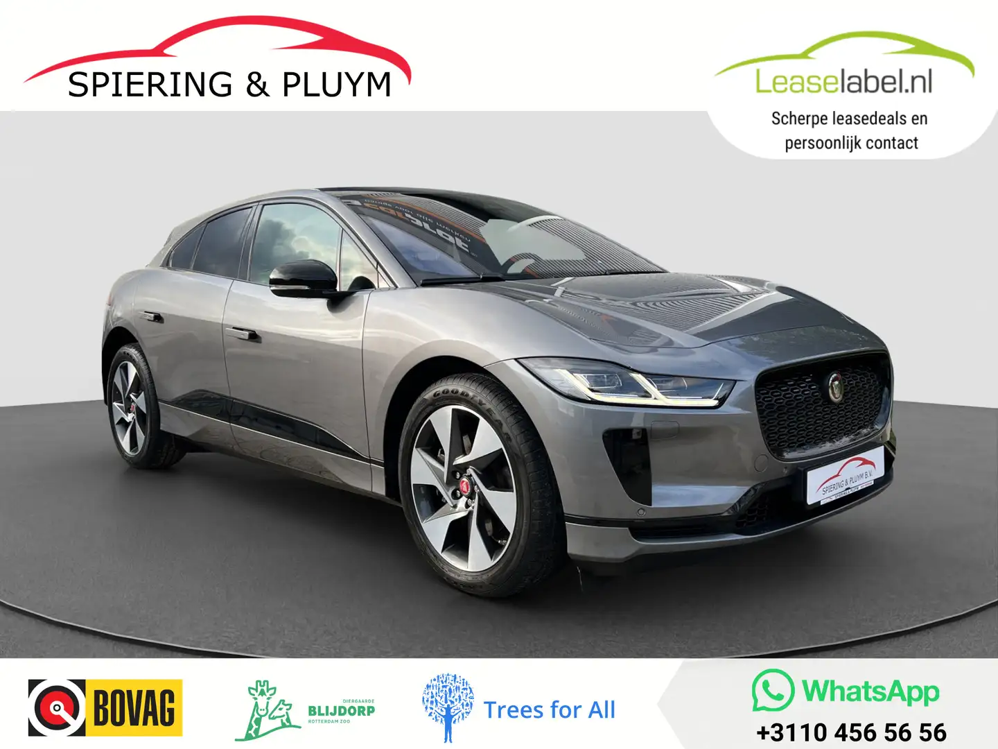 Jaguar I-Pace EV400 SE 90 kWh | 3-Fase | Black Pack | Luchtverin Grijs - 1