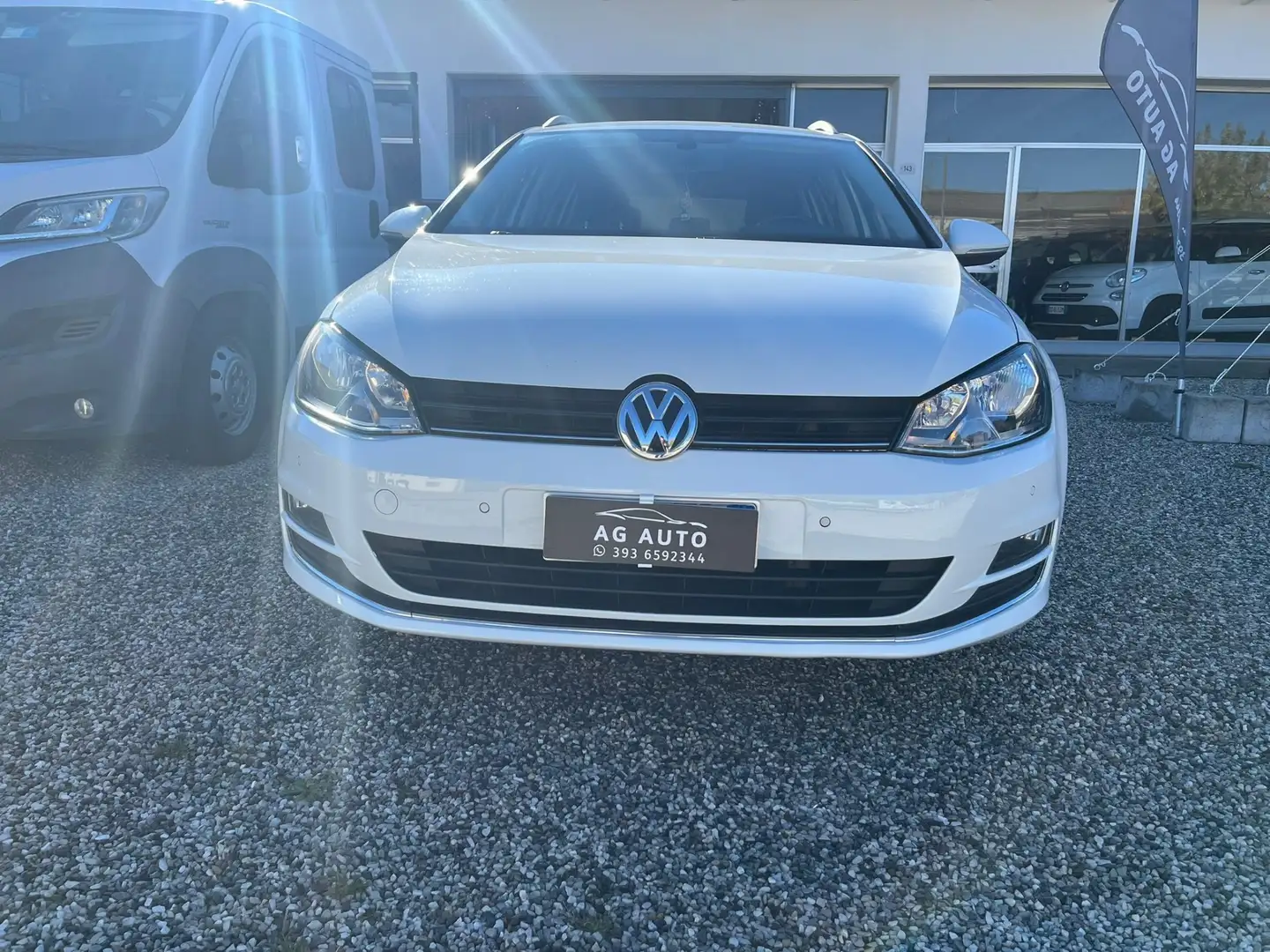 Volkswagen Golf Variant Golf VII Variant 1.6 tdi Executive 110cv dsg Blanc - 2