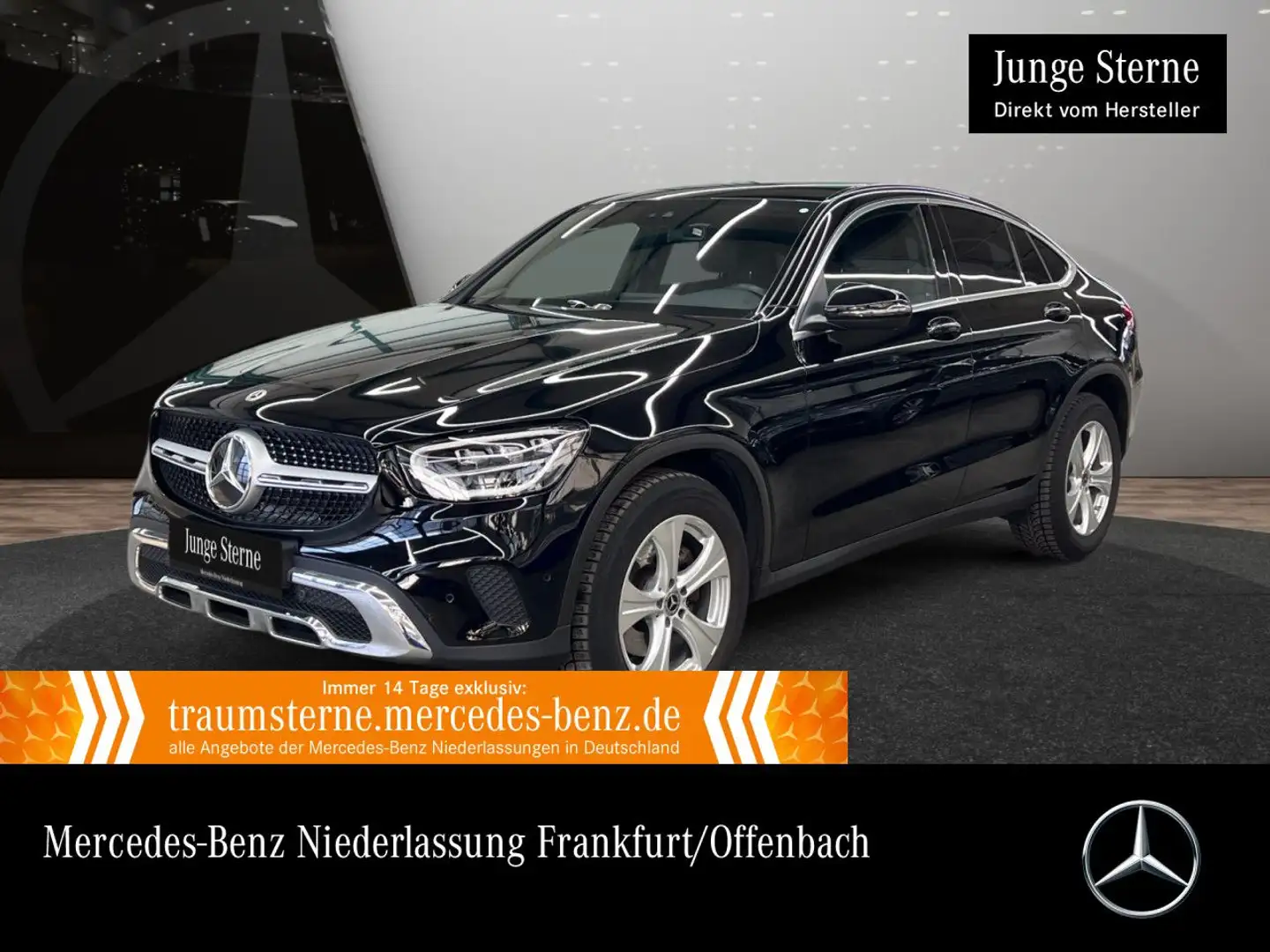 Mercedes-Benz GLC 220 d Coupé 4M LED+KAMERA+SPUR+TOTW+KEYLESS Schwarz - 1