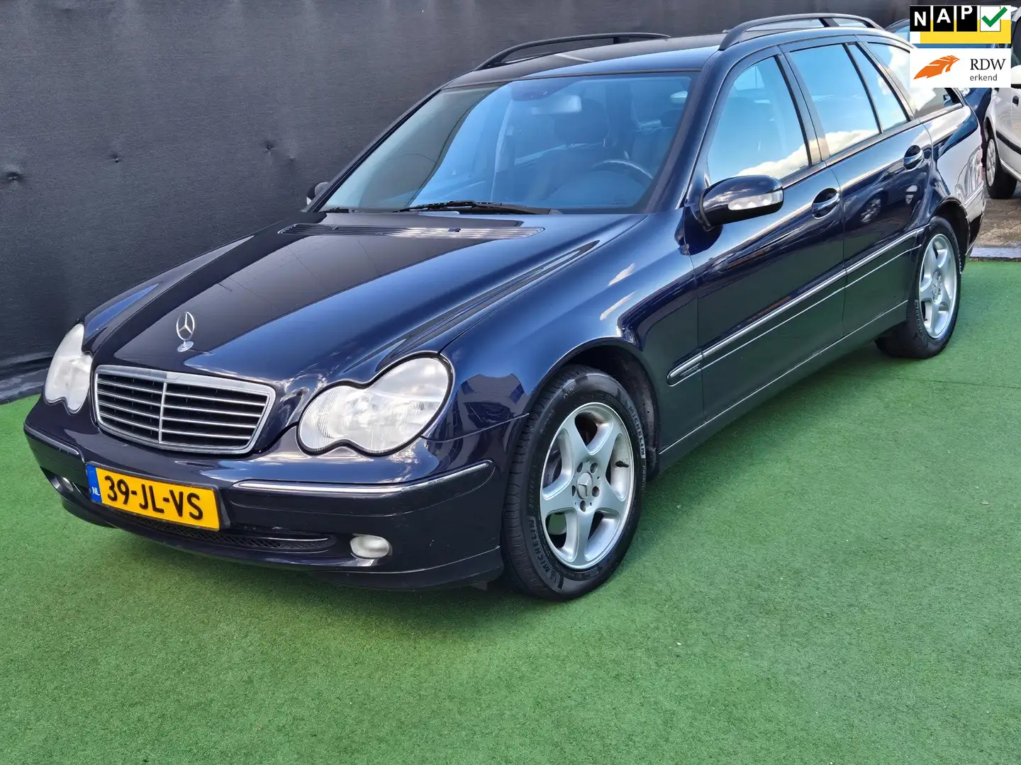 Mercedes-Benz C 180 Combi Avantgarde AUTOMAAT NAP! Blauw - 1