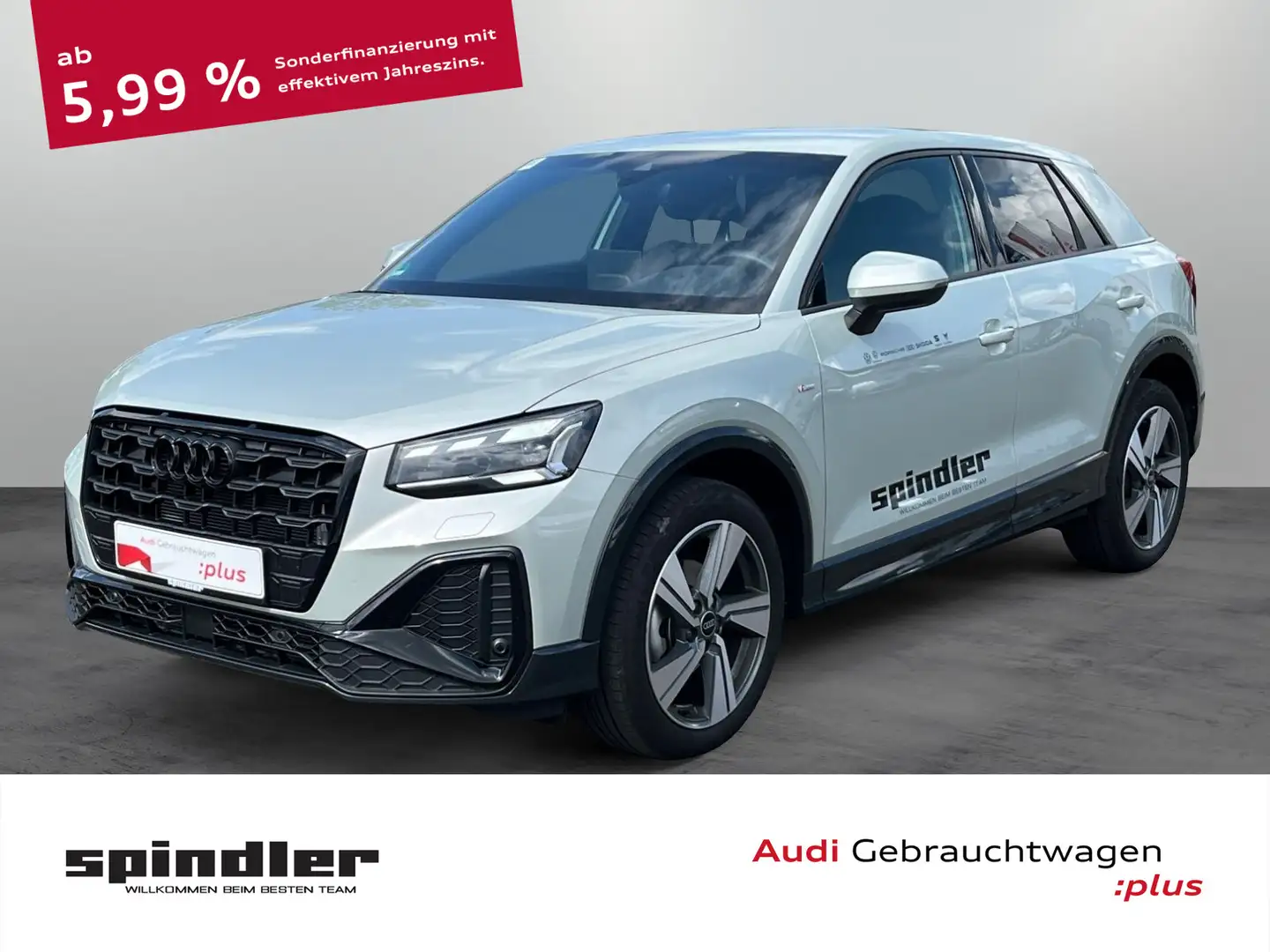 Audi Q2 S-line 35TFSI S tronic /Matrix, AHK, RFK, SZH Silber - 1