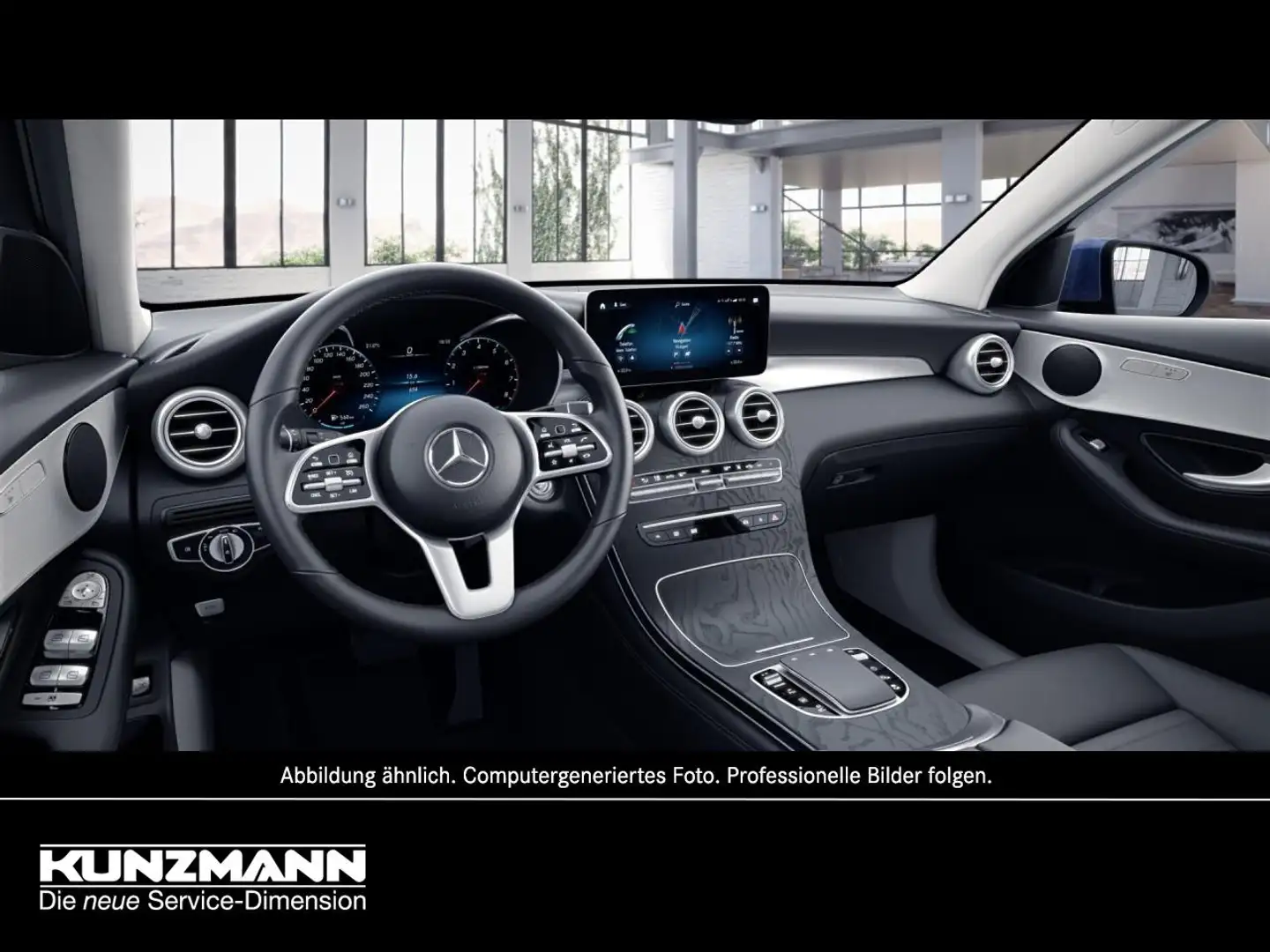 Mercedes-Benz GLC 300 e 4M OFF-ROAD MBUX Navi 360° EasyPack Blau - 2