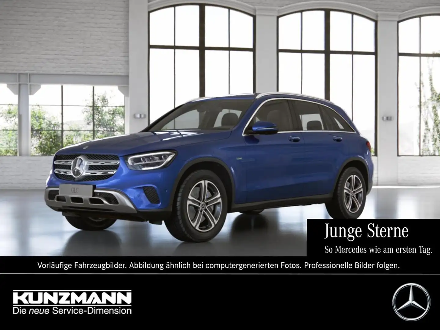 Mercedes-Benz GLC 300 e 4M OFF-ROAD MBUX Navi 360° EasyPack Blau - 1
