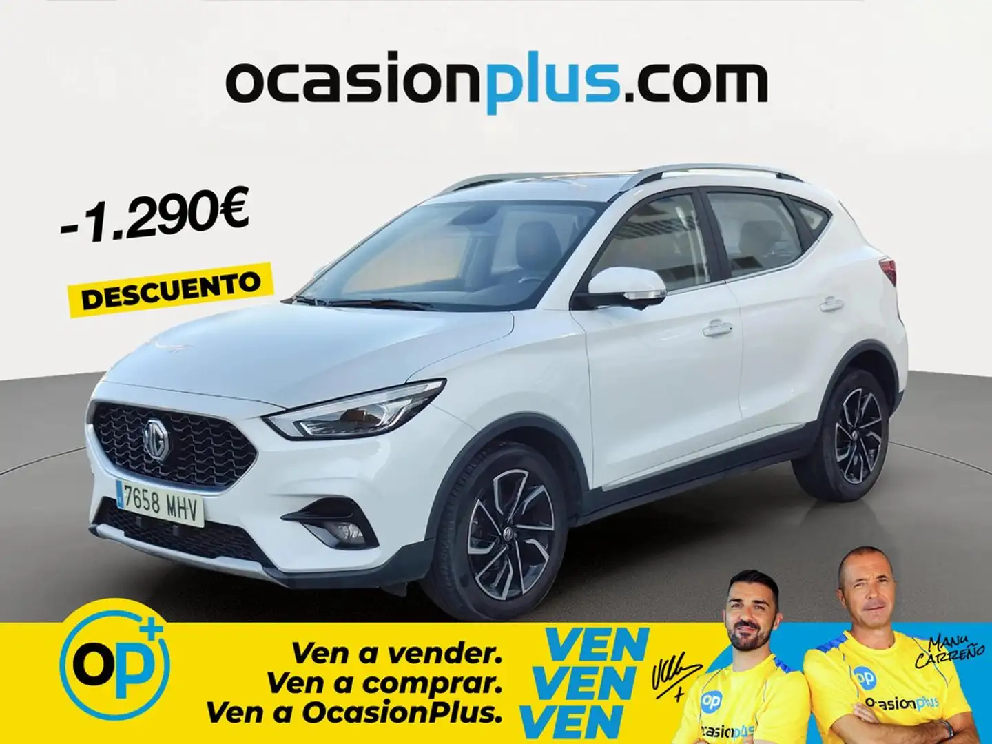 MG ZS 1.0 T-GDI Luxury Aut. 82kW Blanco - 1