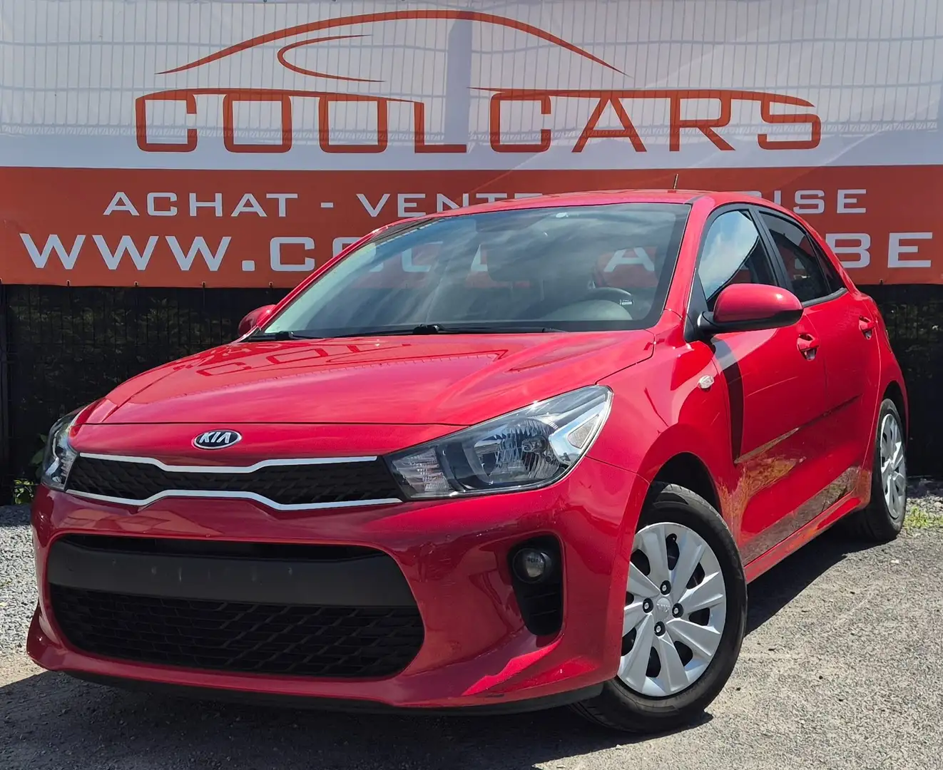 Kia Rio Rio 1.2i - EU6b - GARANTIE 1AN - CLIM - BLUETOOTH Rouge - 1