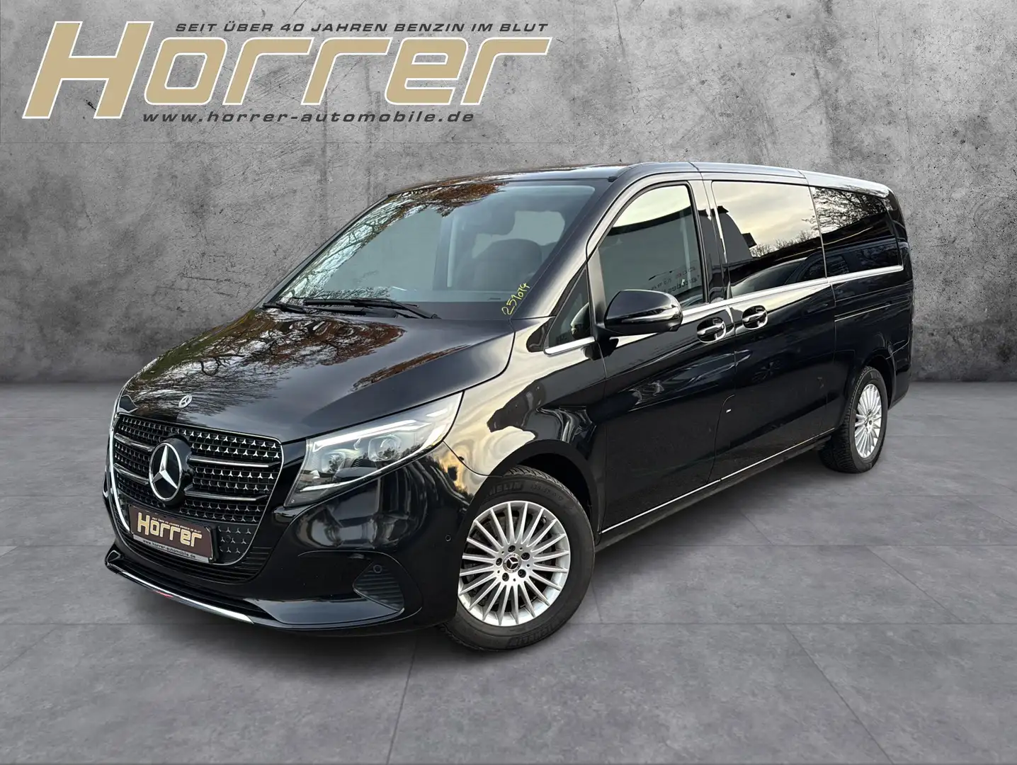 Mercedes-Benz V 300 extralang AVANTGARDE Distr el.Türe Mopf Noir - 1