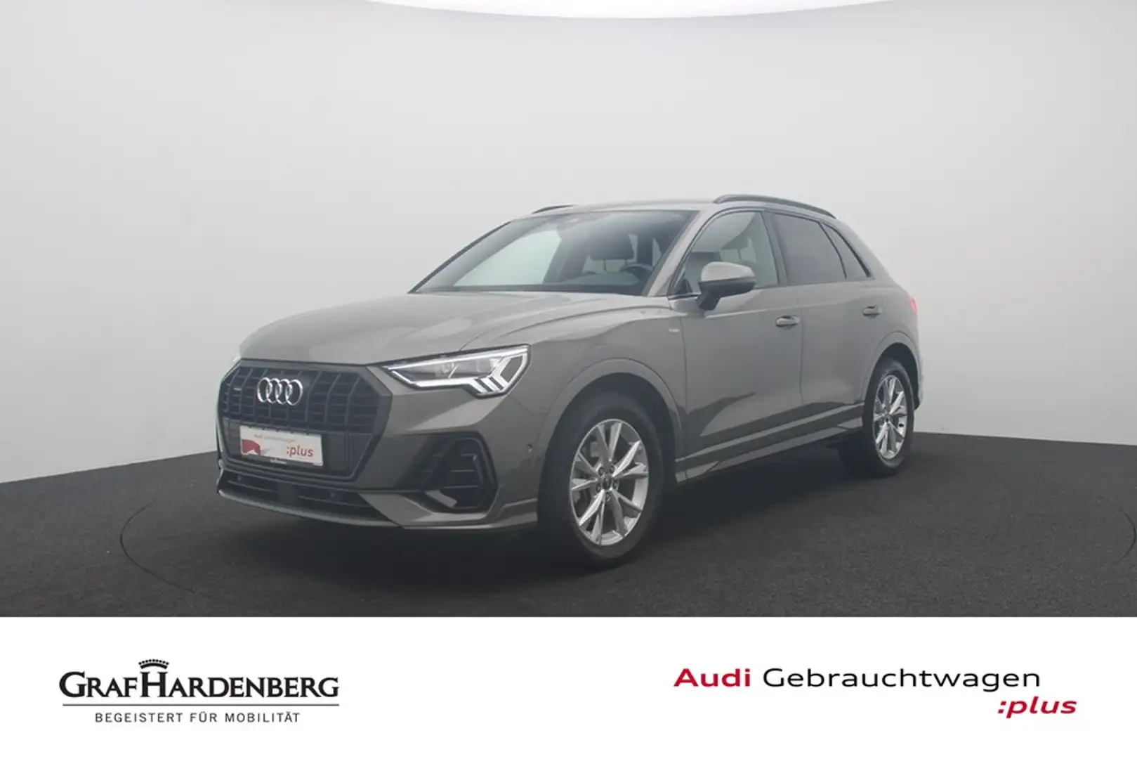 Audi Q3 35 TDI quattro S line ED Navi AHK Gris - 1