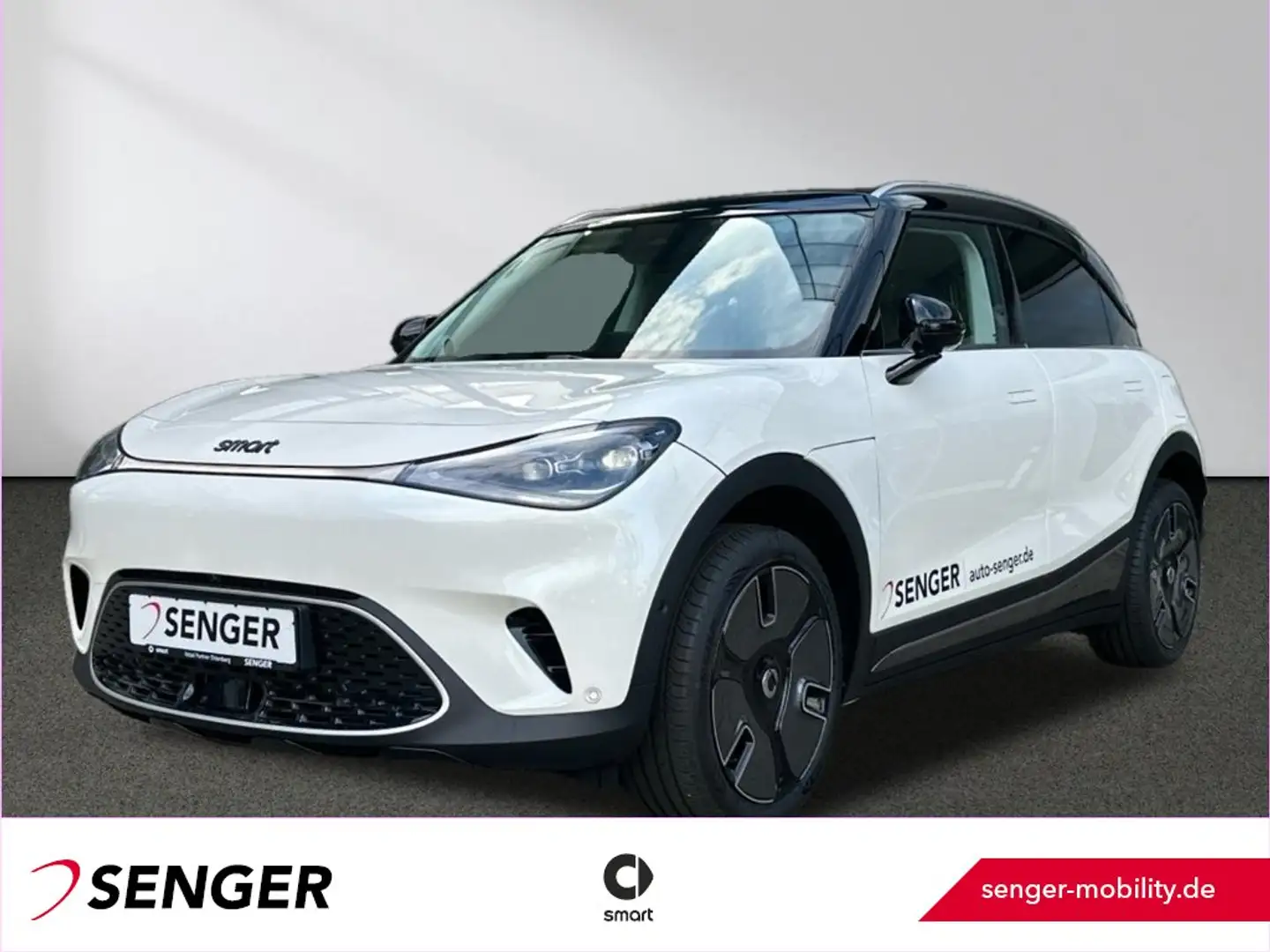 smart #1 Premium Head-Up-Display Navi Panorama 360°-K. Blanc - 1