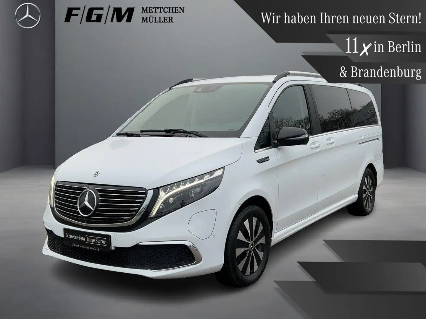 Mercedes-Benz EQV 300 Avantgarde lang S-Dach|TWA|360|Pano| Weiß - 1