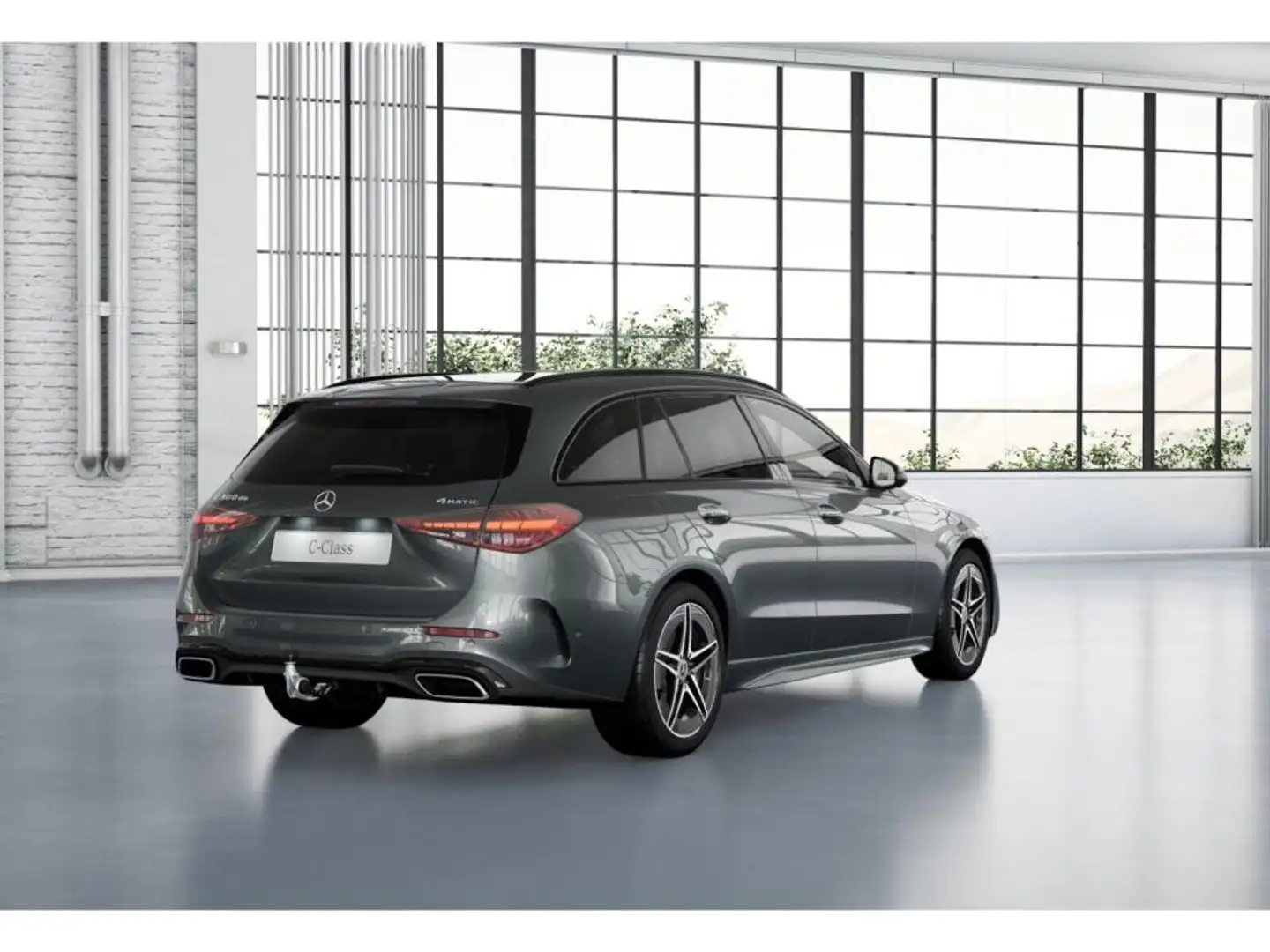 Mercedes-Benz C 300 de 4M T AMG-Sport/Pano/Burm/AHK/Night/HUD Grau - 2