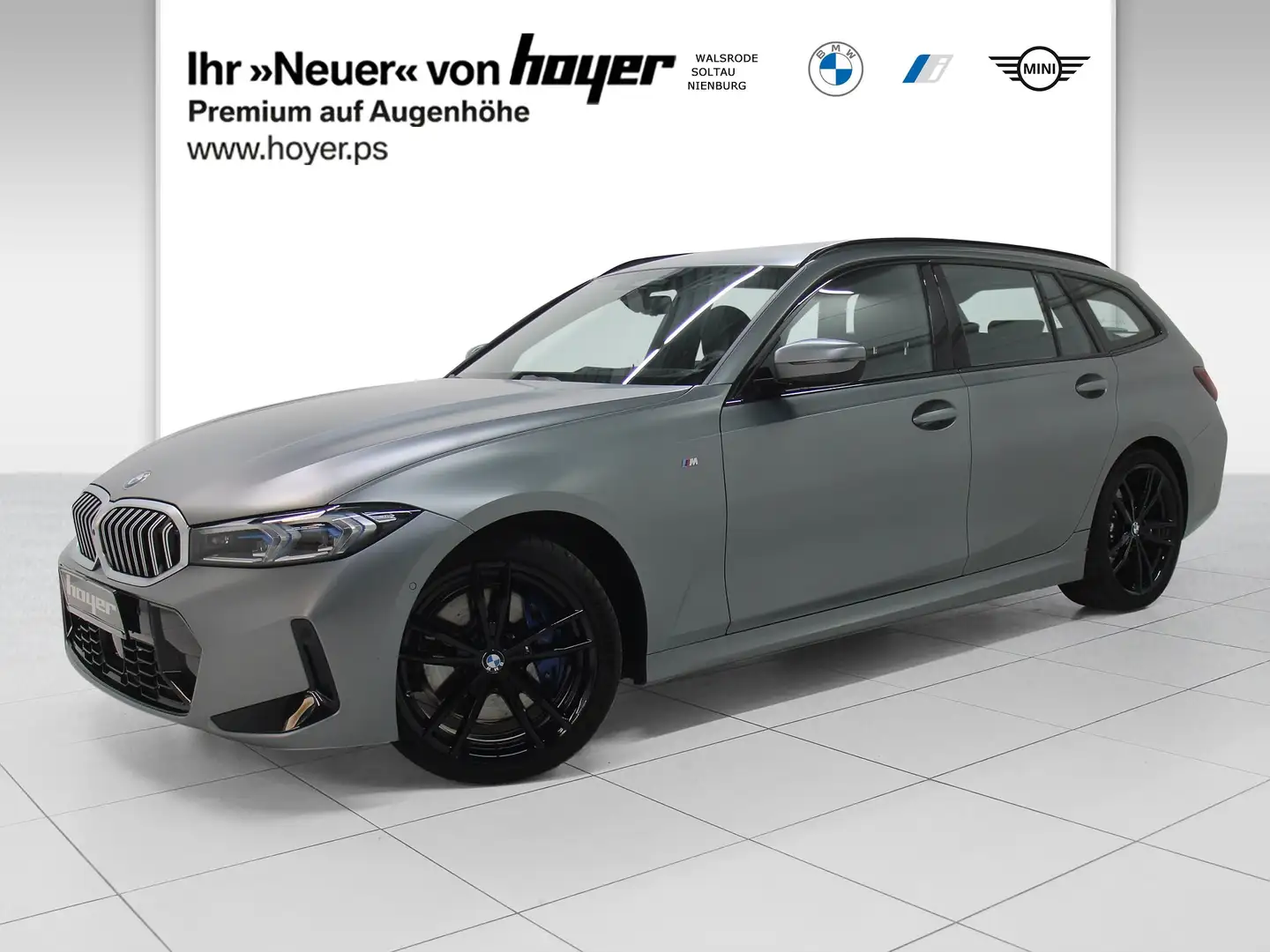 BMW 330 d xDrive Touring M Sportpaket Frozen Grey Head-Up Grijs - 1