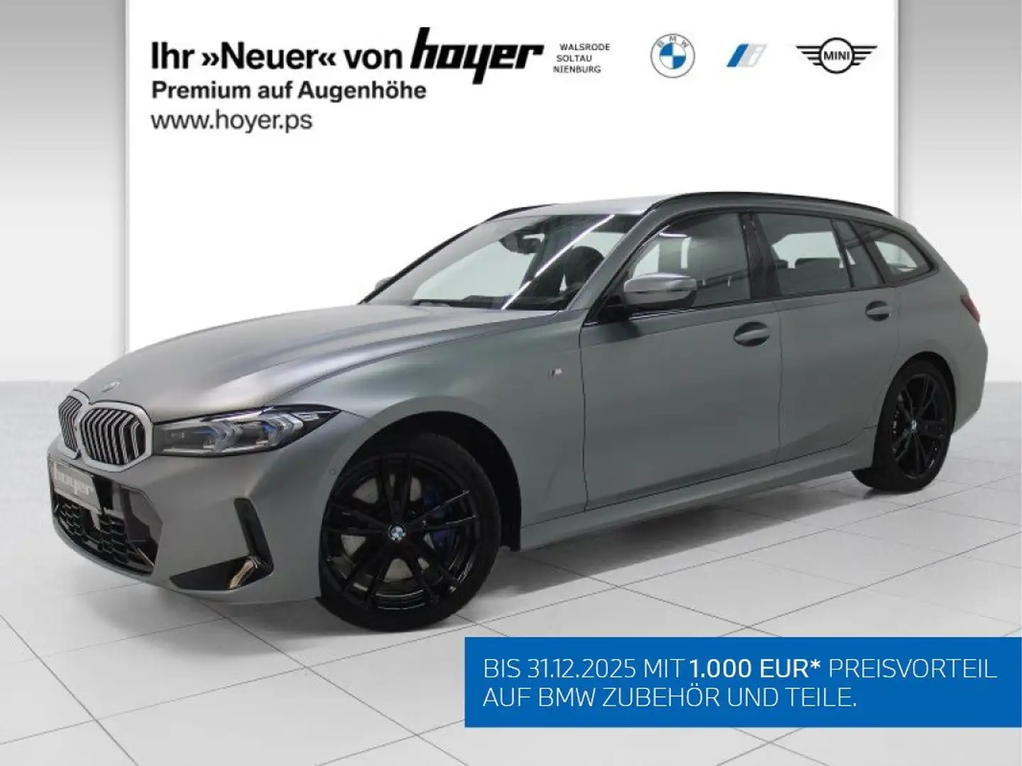 BMW 330 d xDrive Touring M Sportpaket Frozen Grey Head-Up Grau - 1