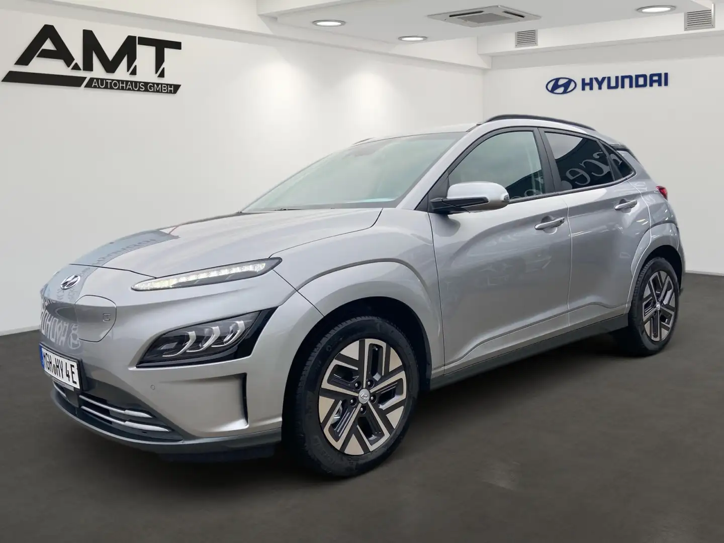 Hyundai KONA KONA Elektro 100kW Advantage*LED*Navi*Einparkh. Argent - 1