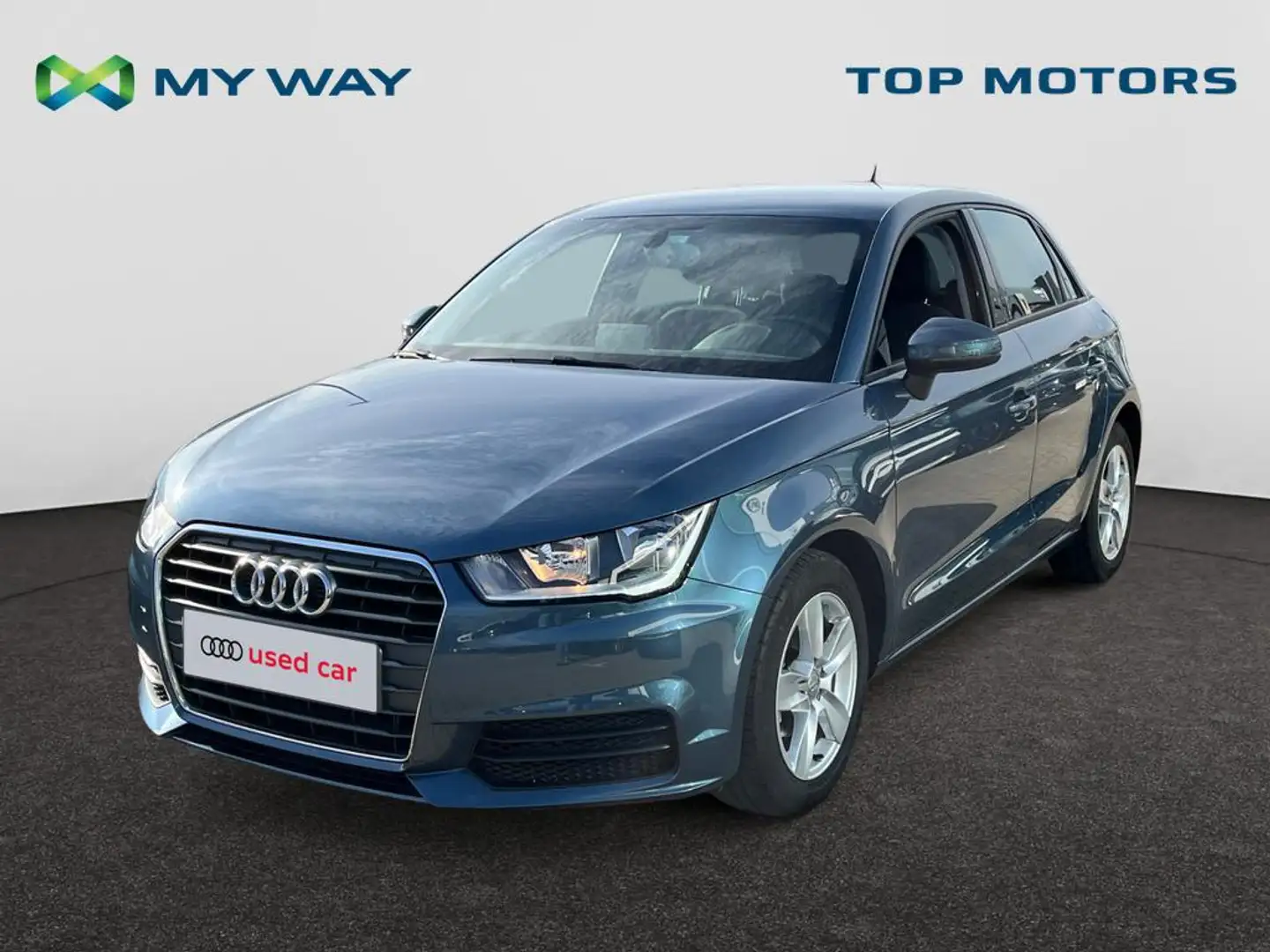 Audi A1 Sportback WEINIG KM'S*BLUETOOTH*95PK*SENSOREN A*AIRCO*TOPWAY.BE Bleu - 1