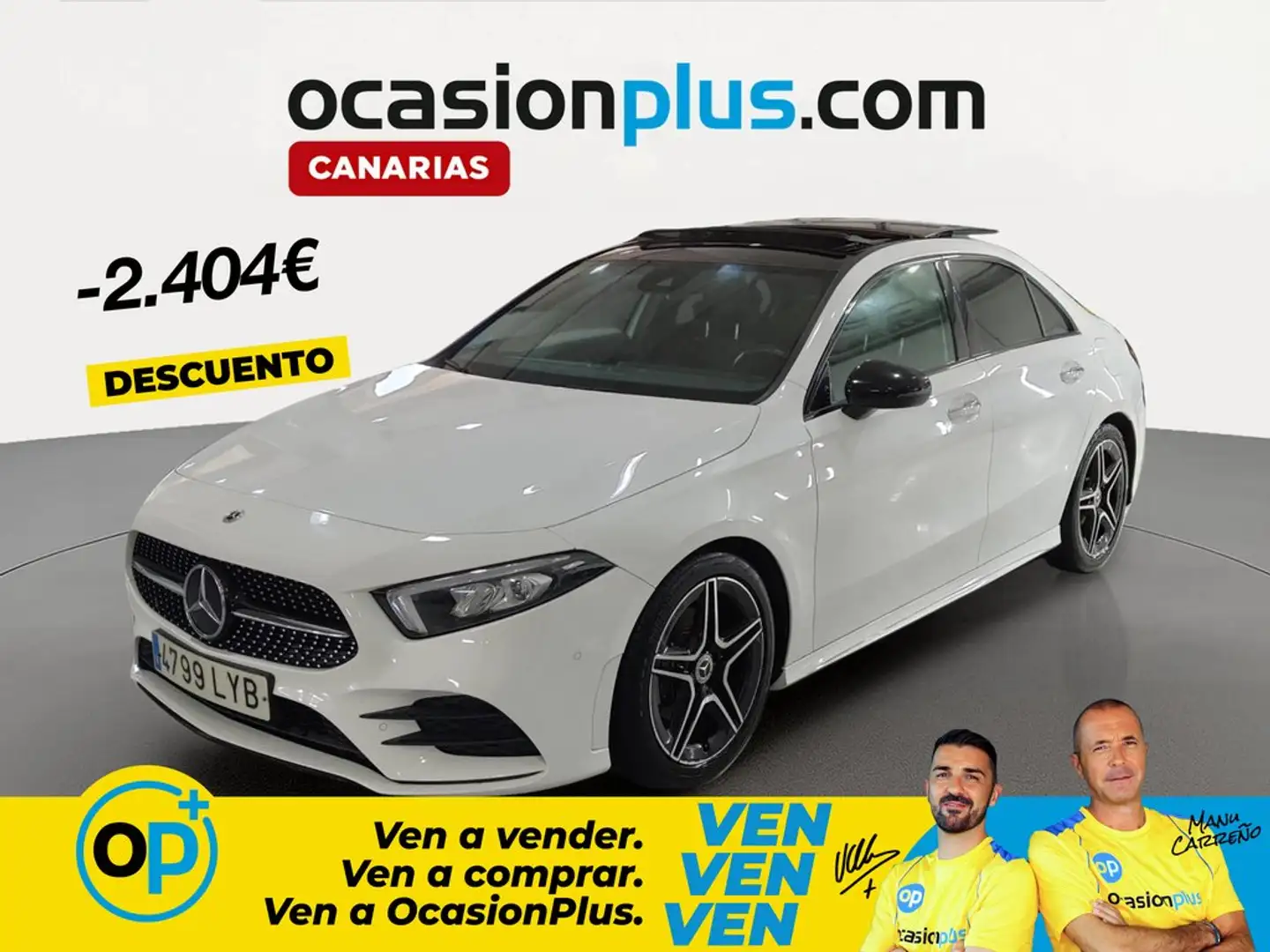 Mercedes-Benz A 200 200d Sedán 8G-DCT Blanco - 1