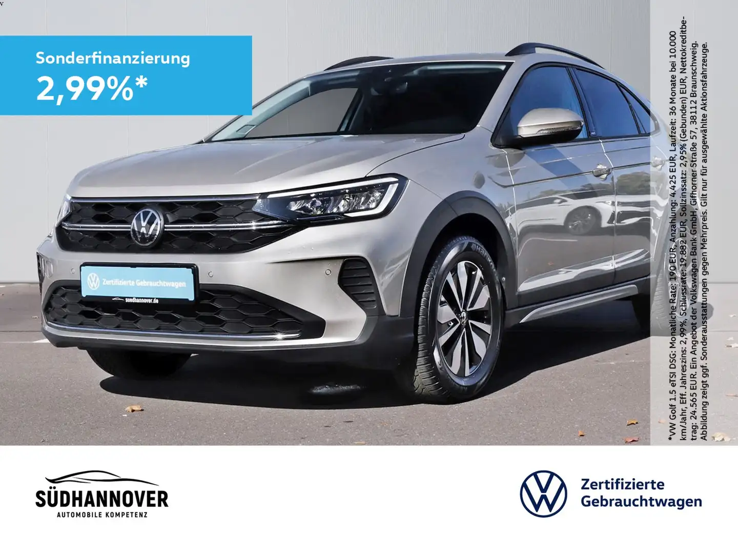 Volkswagen Taigo Move 1.0 TSI DSG NAVI+LED+SHZ+PDC+GRA Silber - 1