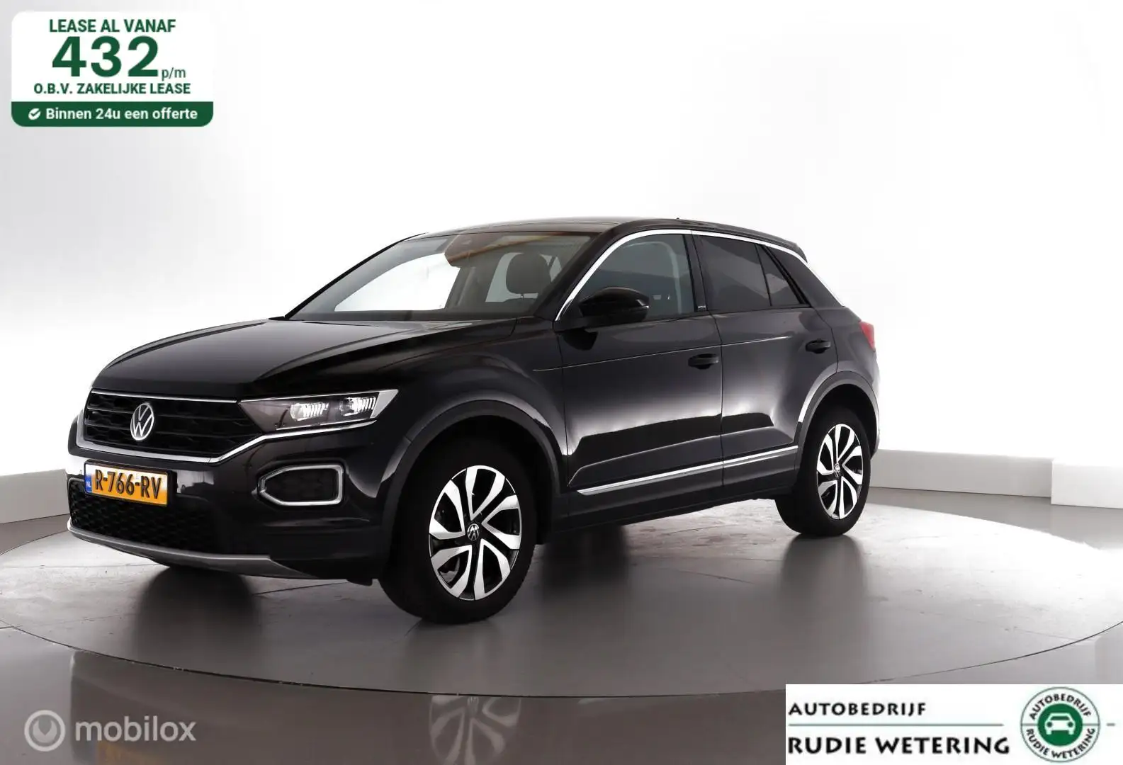 Volkswagen T-Roc 1.5 TSI Automaat Active trekhaak|nav|acc|cam|lmv17 Noir - 1