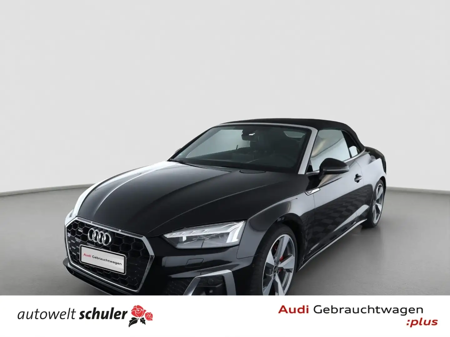 Audi A5 Cabriolet 40 2.0 TDI quattro S-line AHK ACC HUD R Schwarz - 1
