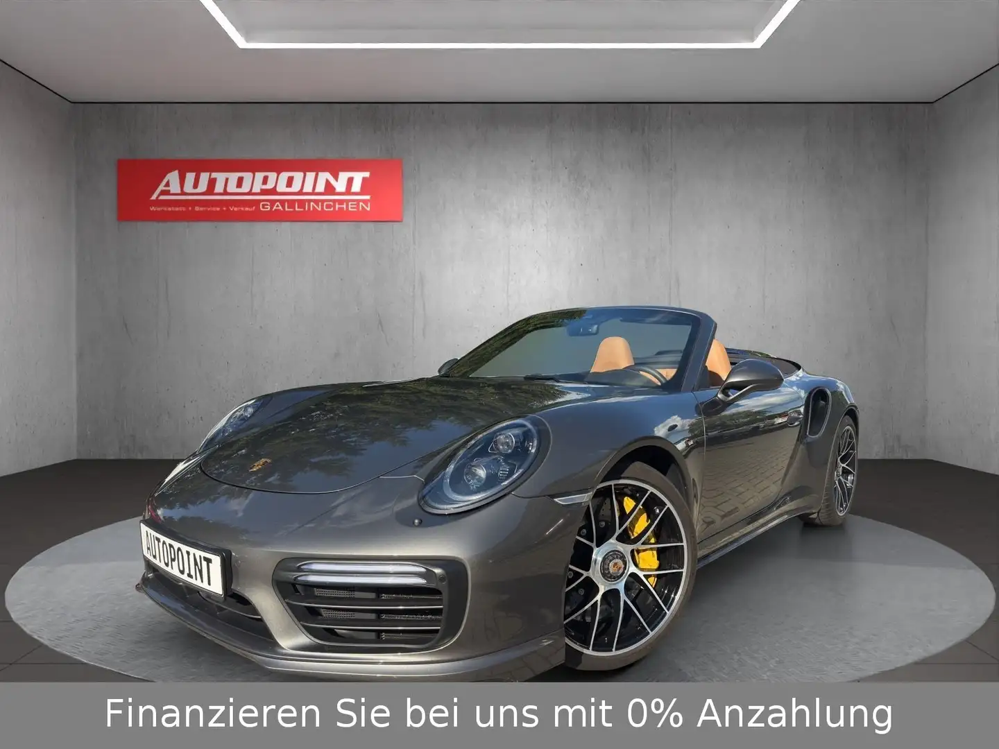Porsche 911 Turbo S Cabriolet Keramic+Approved Grau - 1