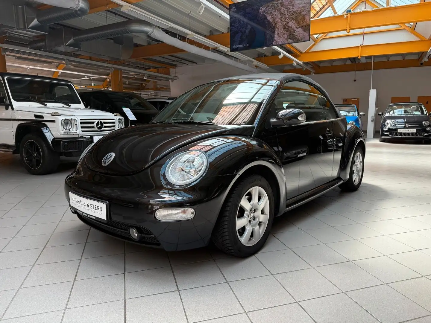 Volkswagen New Beetle Cabrio 1.6|Sitzheizung|Klimaanlage|CD Negro - 2