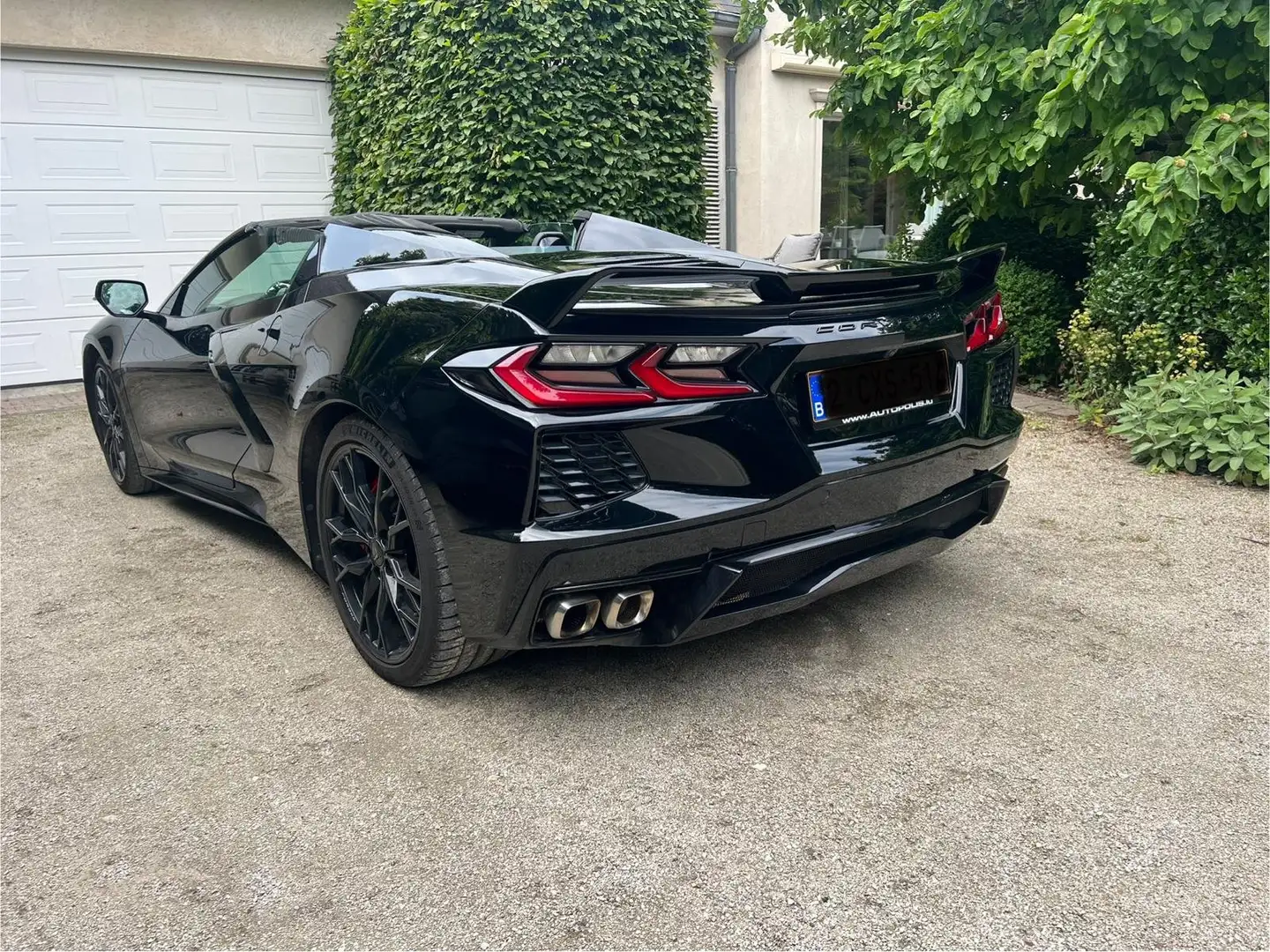 Corvette C8 Stingray 3LT Cabriolet Schwarz - 2