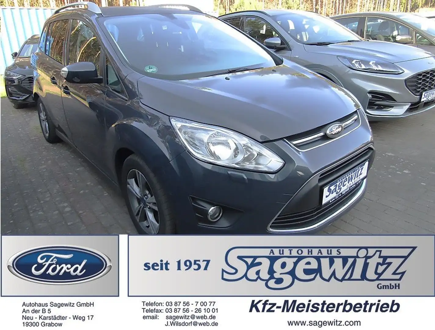 Ford Grand C-Max 1.6 TDCi DPF  SYNC Edition SHZ BT Szürke - 1