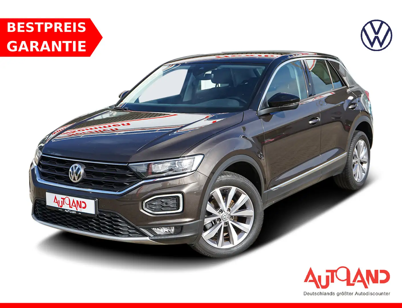 Volkswagen T-Roc 1.6 TDI Style LED Klima Navi ACC Braun - 1
