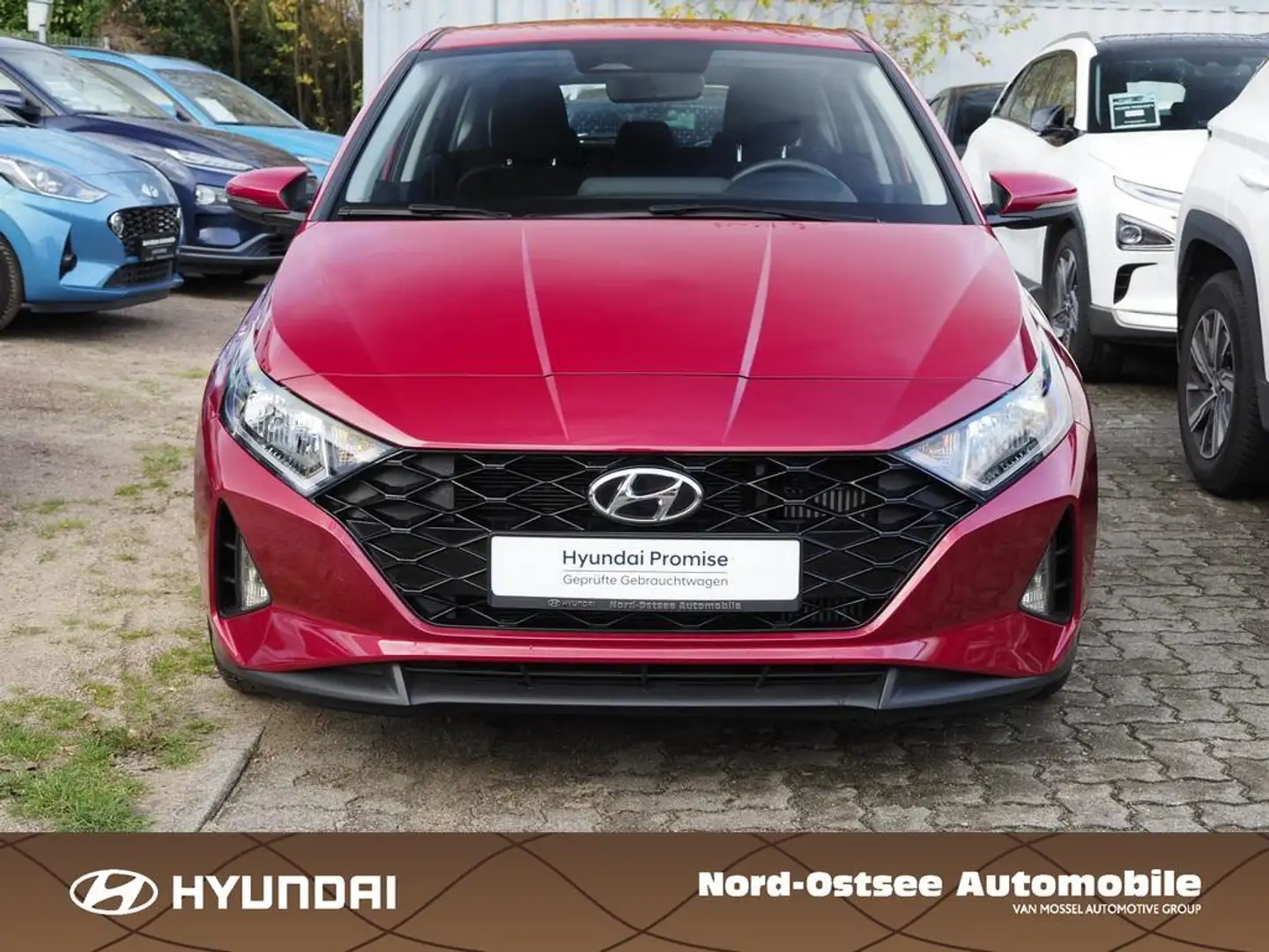 Hyundai i20 1.0 T-GDI SELECT KLIMA TEMPOMAT SPURH Rosso - 2
