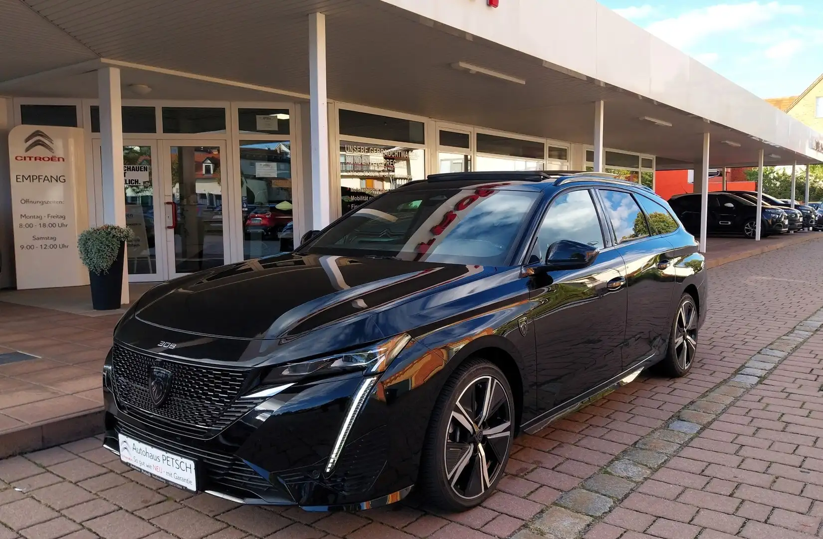 Peugeot 308 SW PT130 EAT8 GT *SCHIEBEDACH, GANZJAHRESREIFEN* Negro - 2